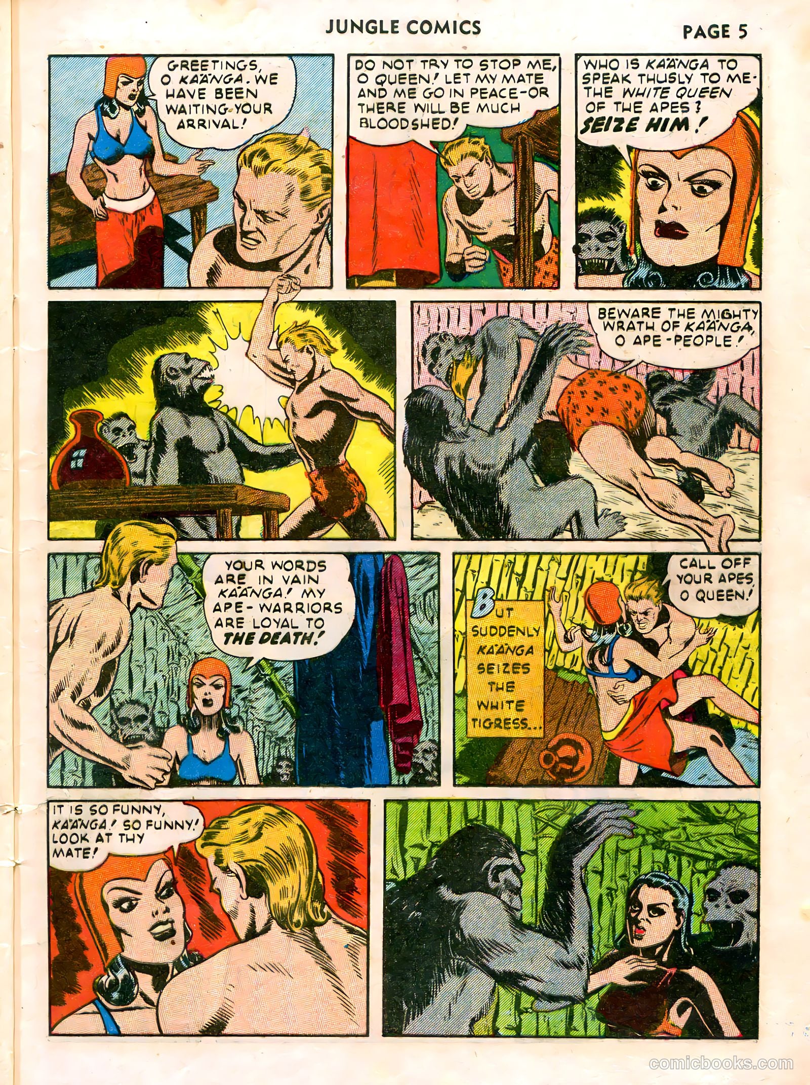 Jungle Comics #26 (1942) — page 7 of 68