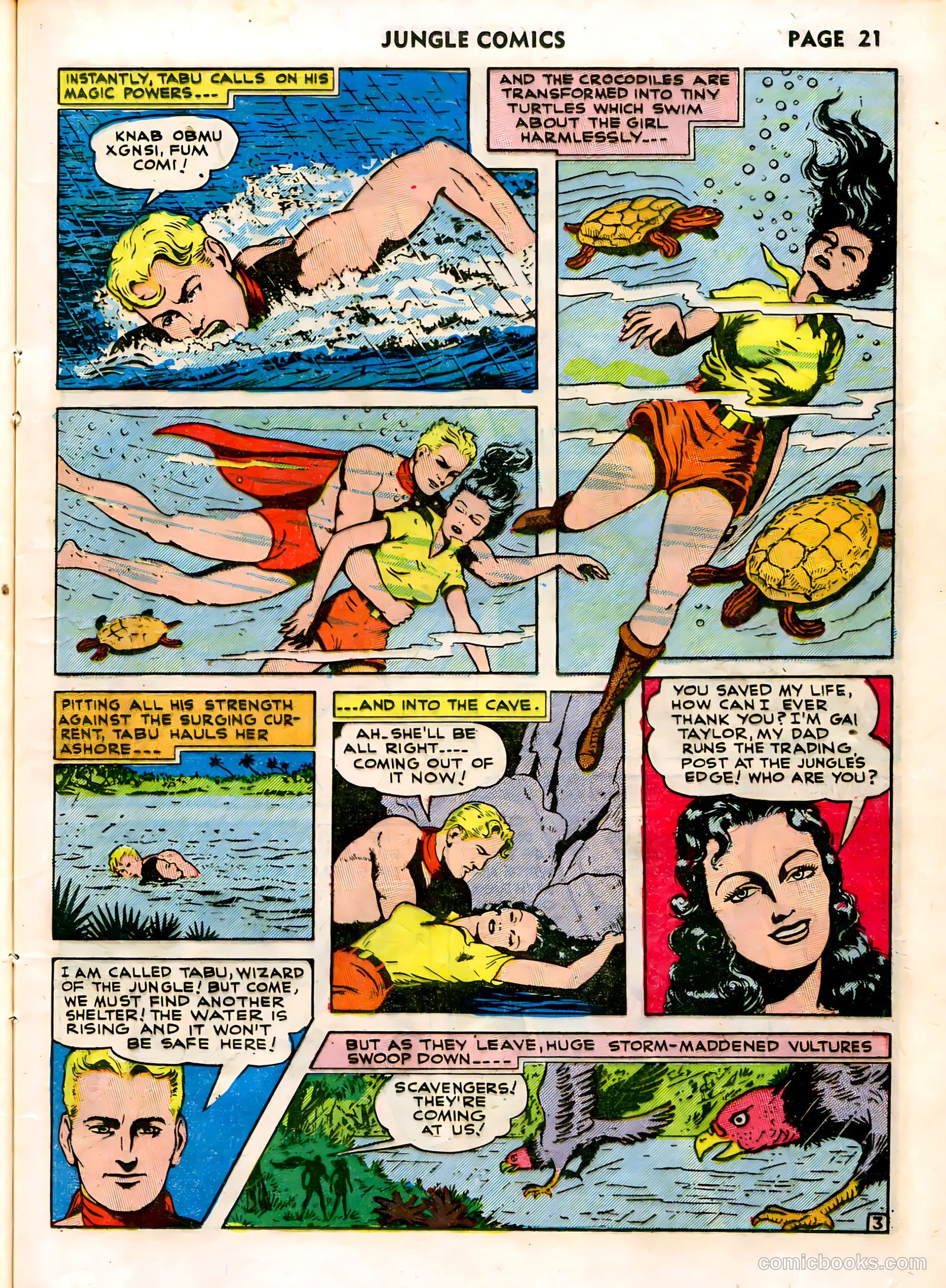 Jungle Comics #26 (1942) — page 23 of 68