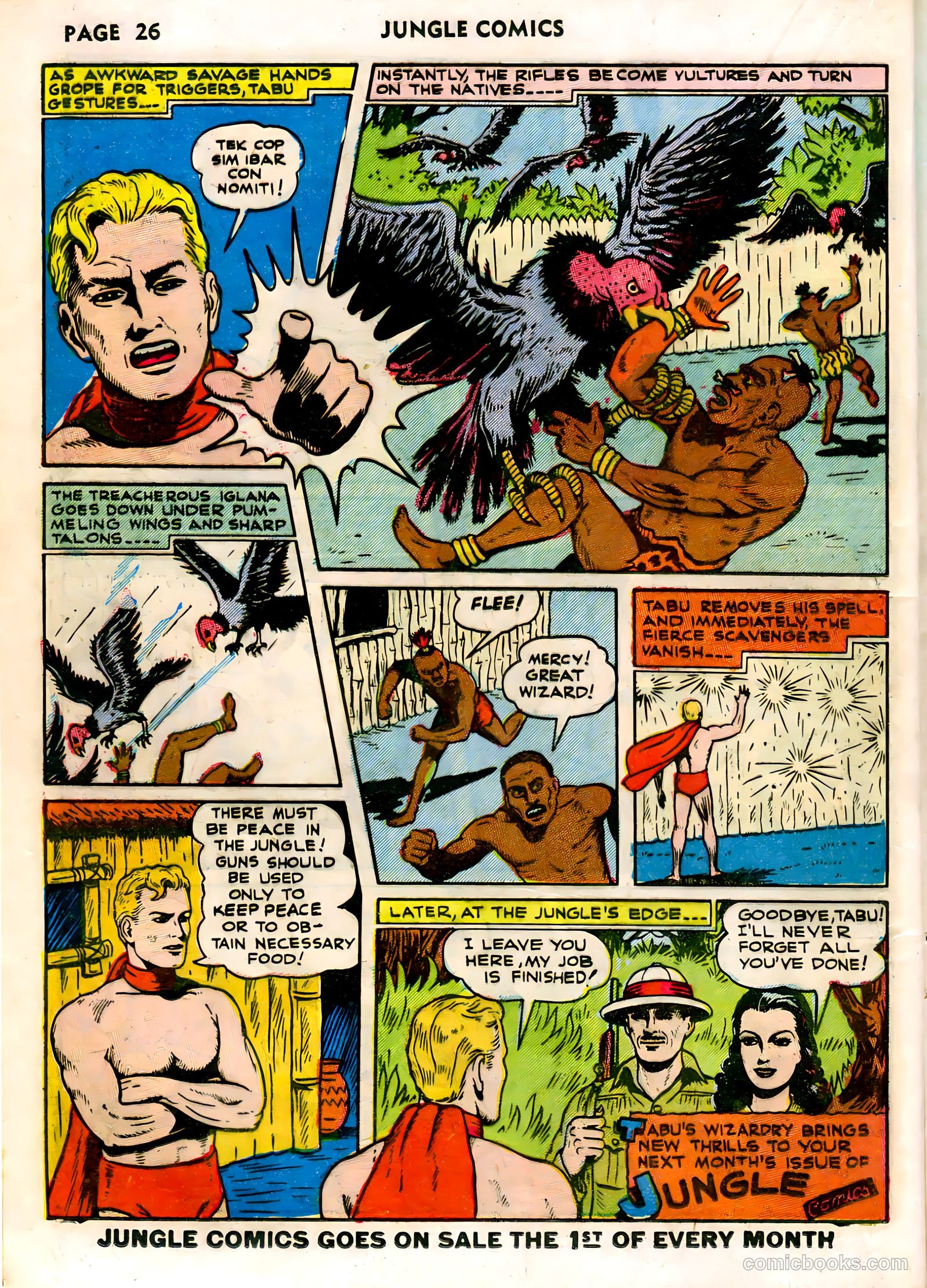 Jungle Comics #26 (1942) — page 28 of 68
