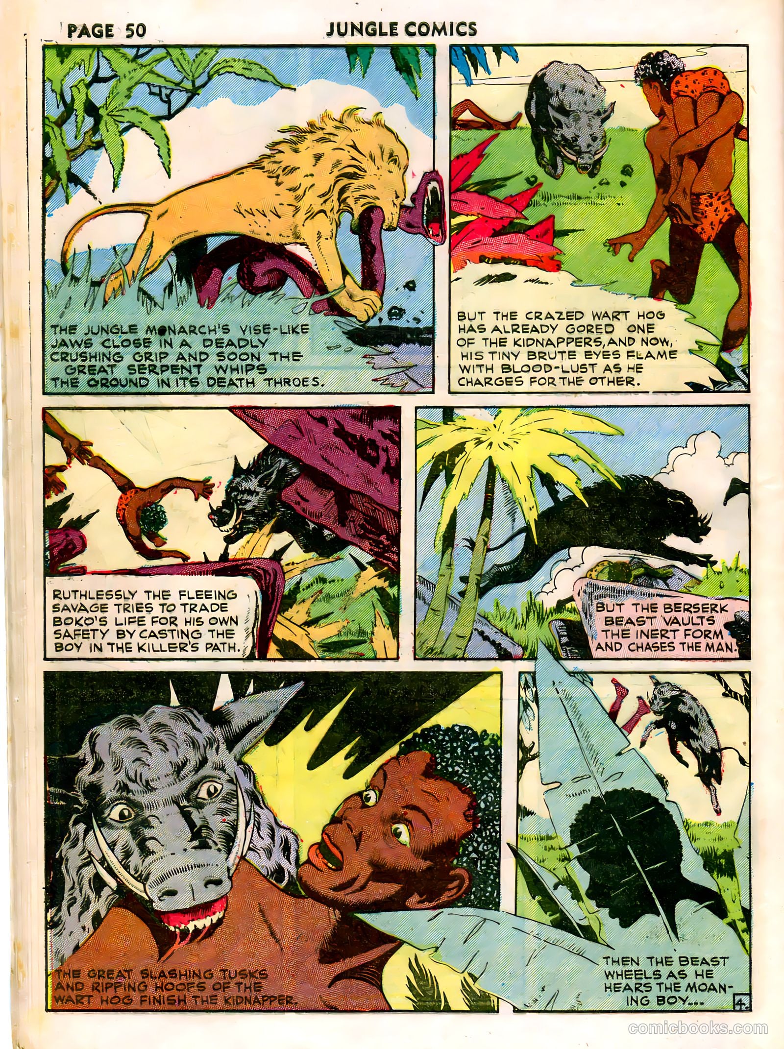 Jungle Comics #26 (1942) — page 52 of 68