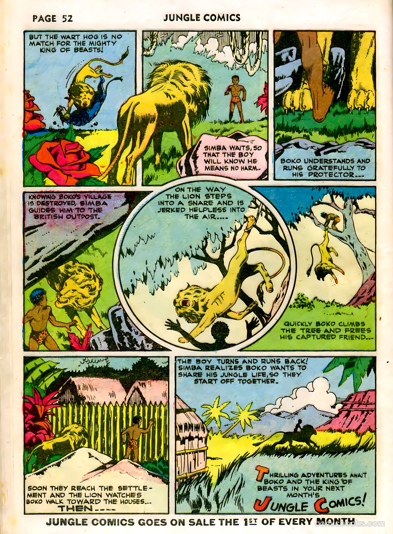 Jungle Comics #26 (1942) — page 54 of 68