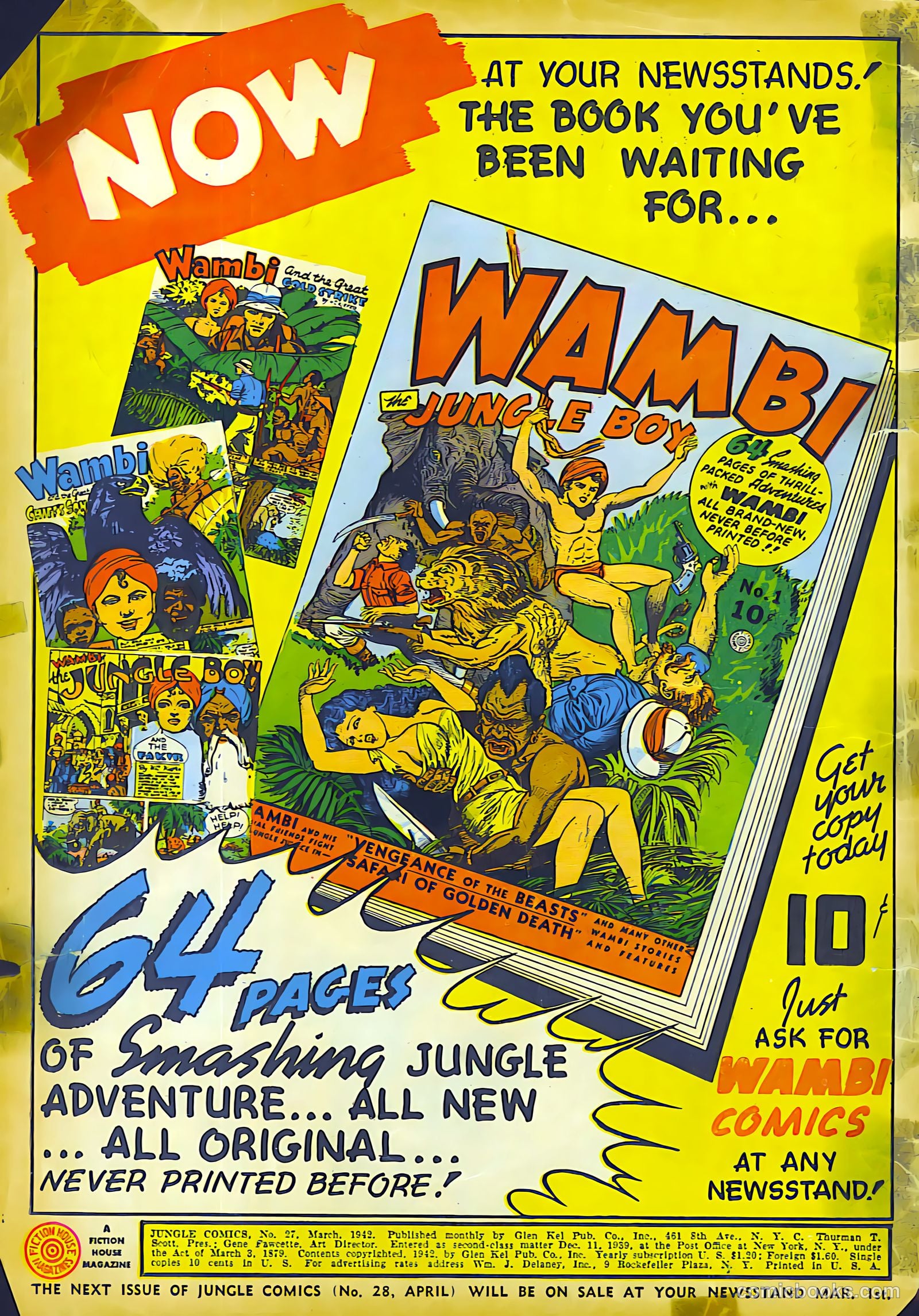Jungle Comics #27 (1942) — page 2 of 68