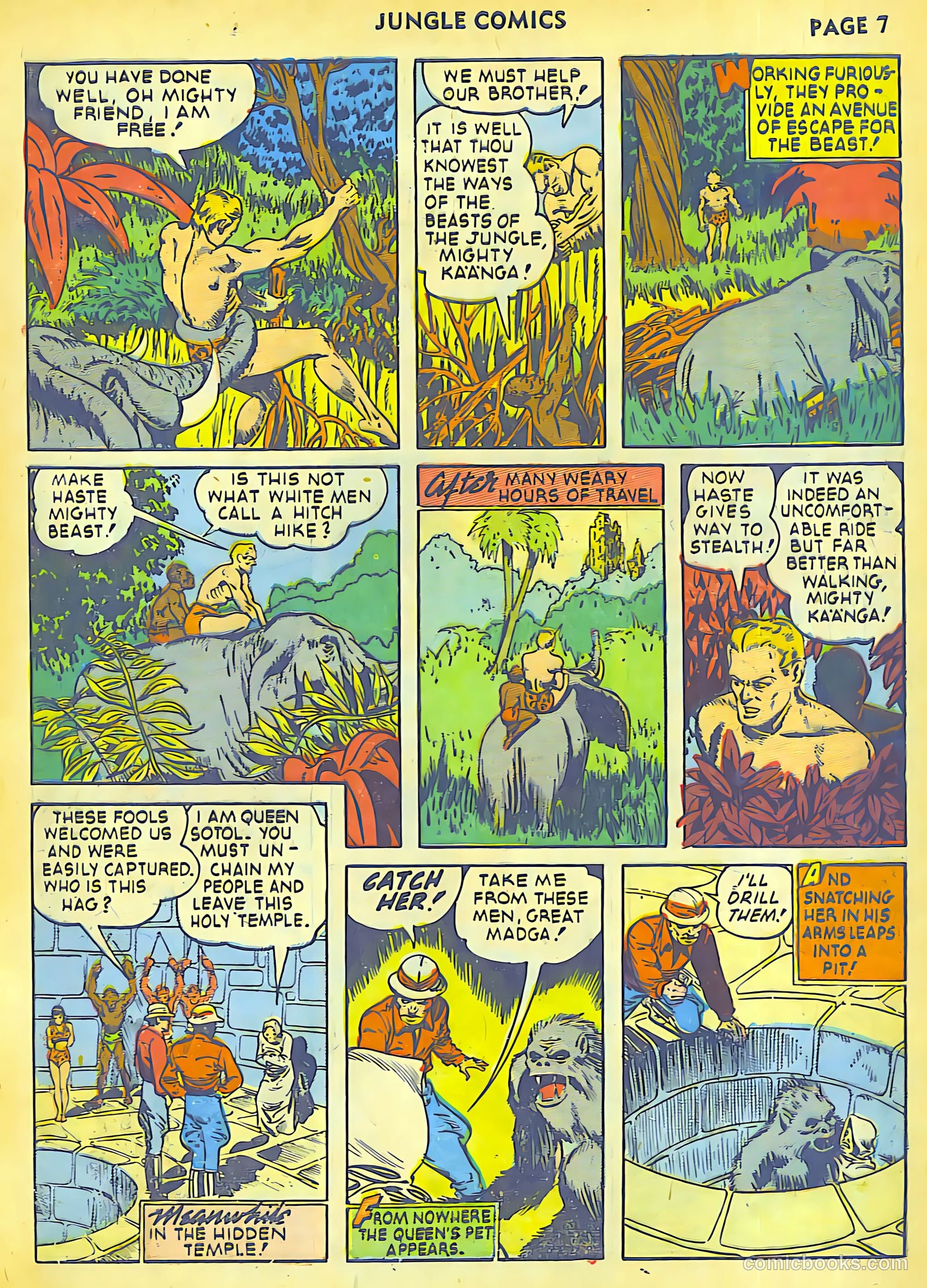 Jungle Comics #27 (1942) — page 9 of 68