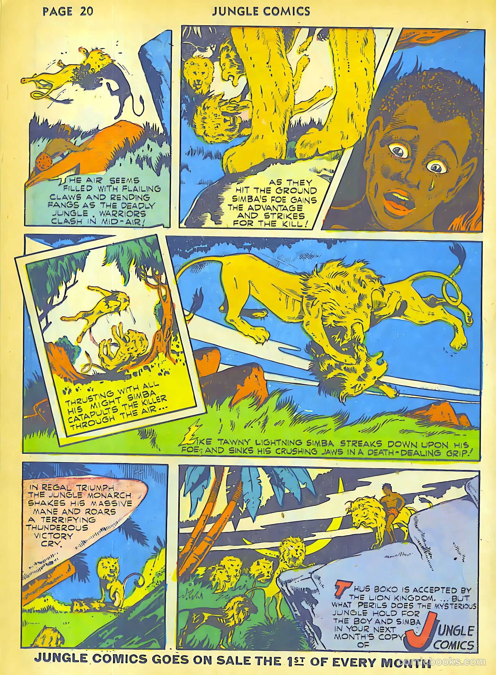 Jungle Comics #27 (1942) — page 22 of 68