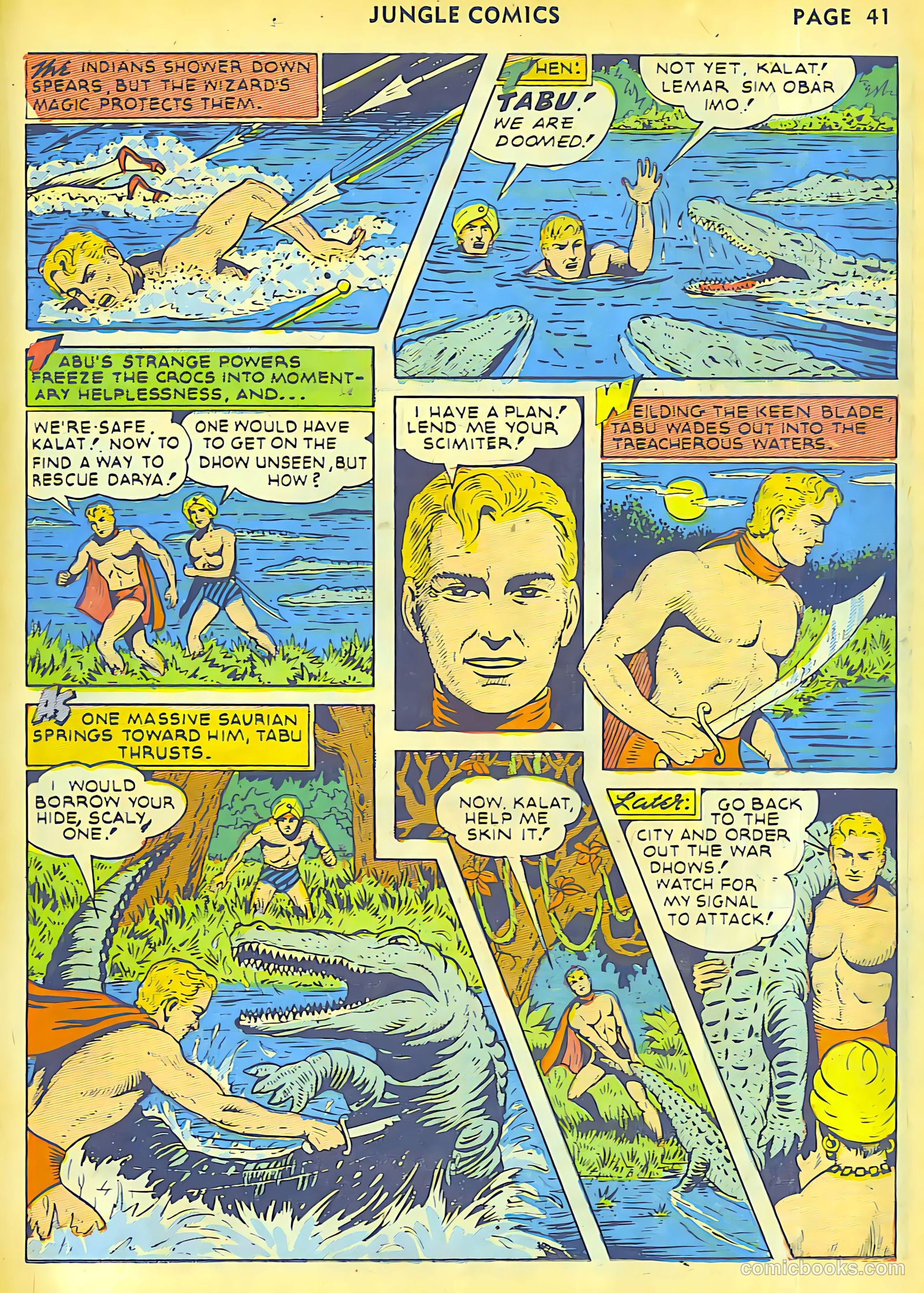 Jungle Comics #27 (1942) — page 43 of 68