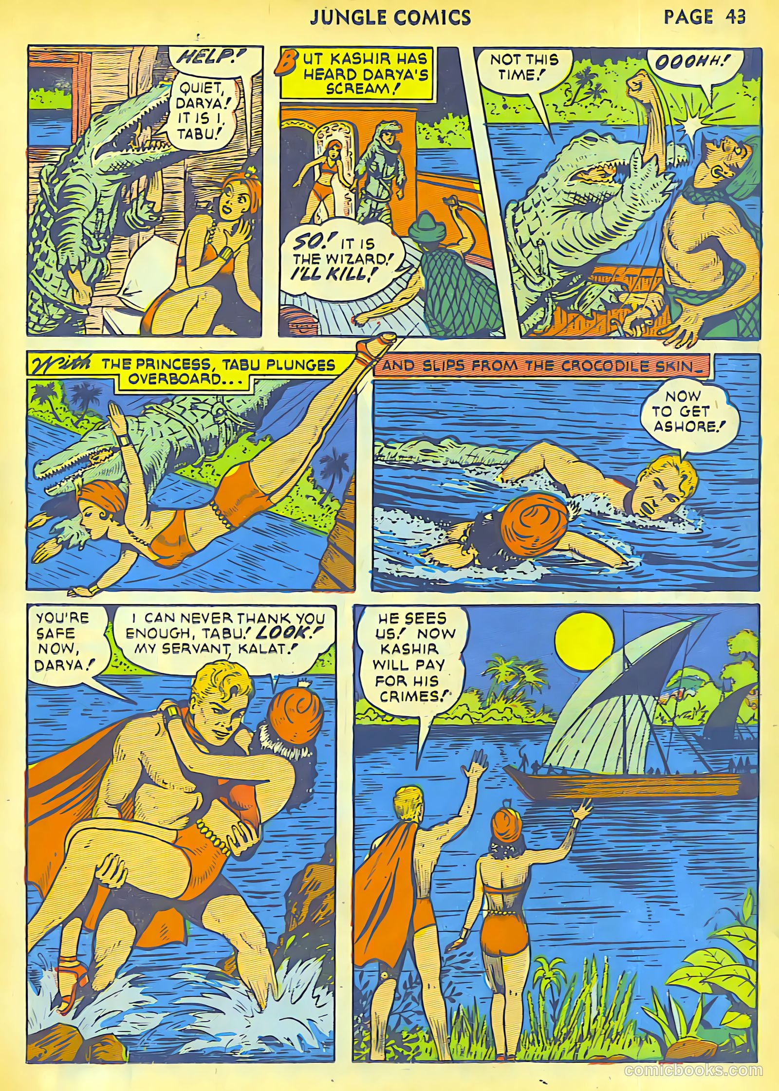 Jungle Comics #27 (1942) — page 45 of 68
