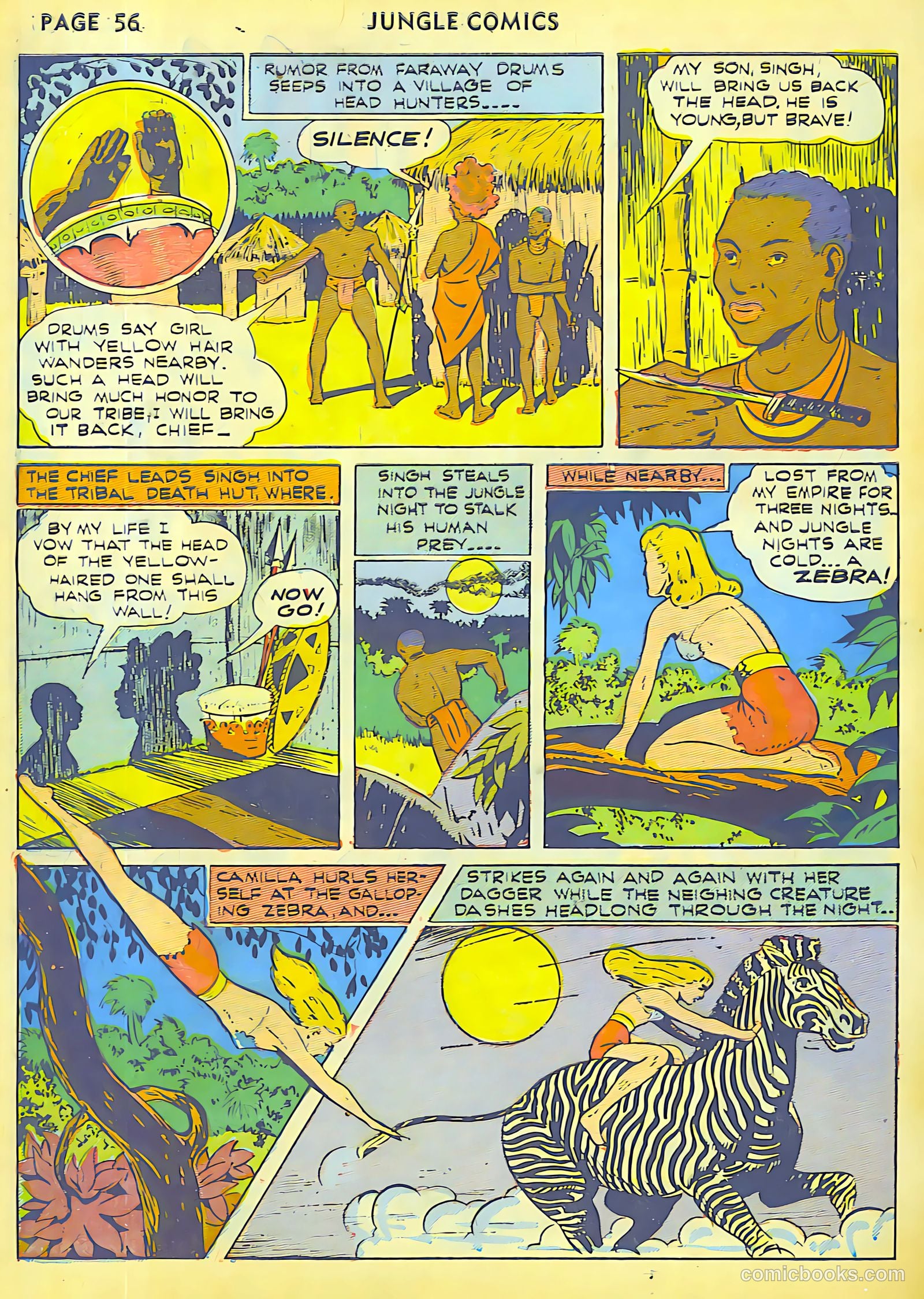 Jungle Comics #27 (1942) — page 58 of 68