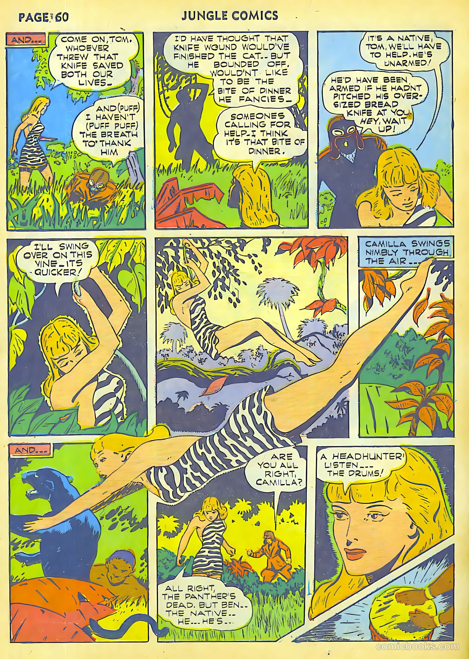 Jungle Comics #27 (1942) — page 62 of 68