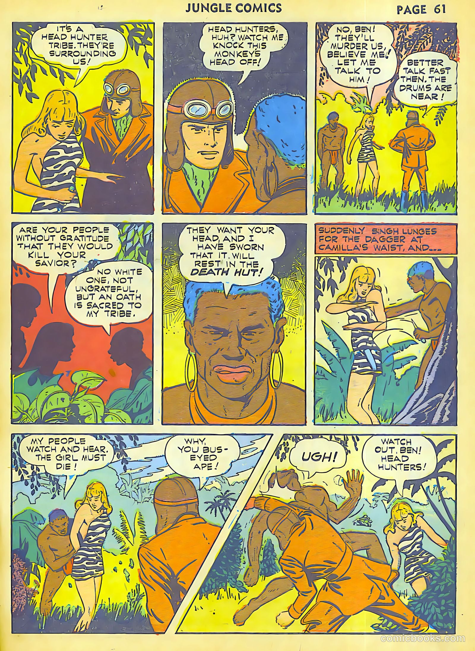 Jungle Comics #27 (1942) — page 63 of 68