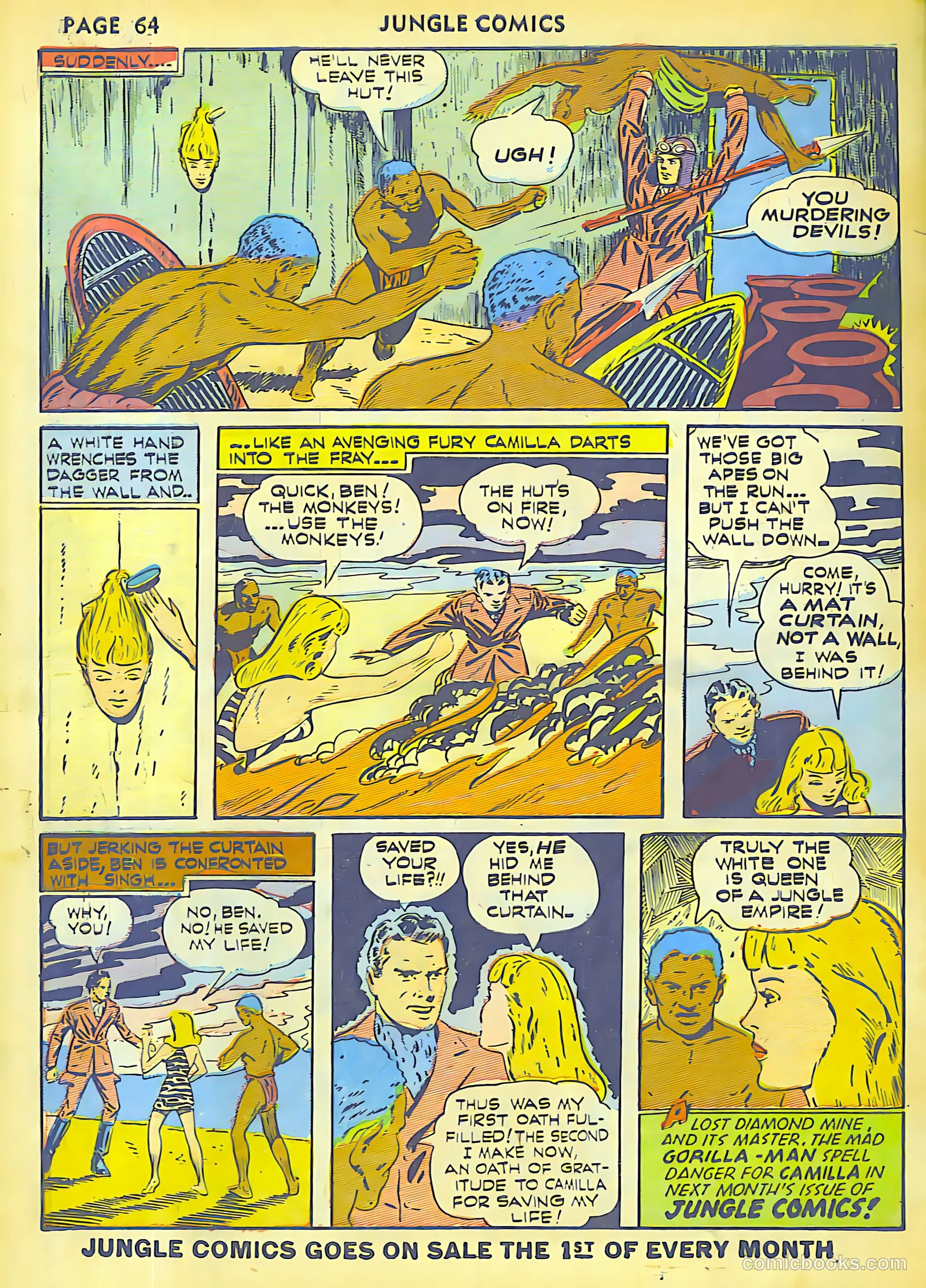 Jungle Comics #27 (1942) — page 66 of 68