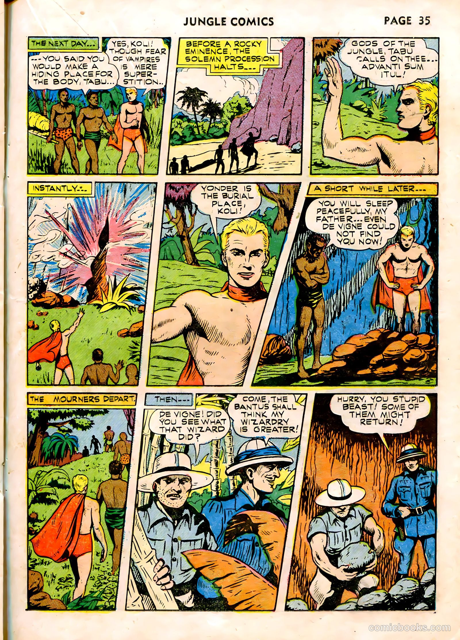Jungle Comics #28 (1942) — page 38 of 69