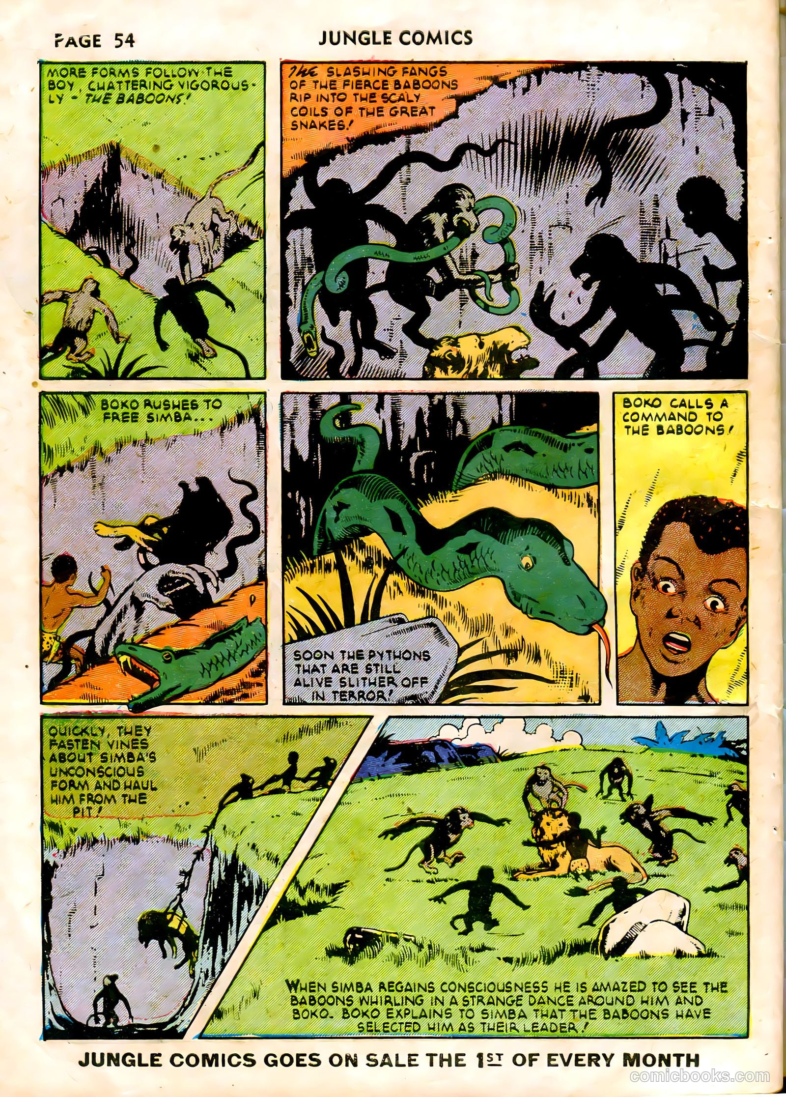 Jungle Comics #28 (1942) — page 57 of 69