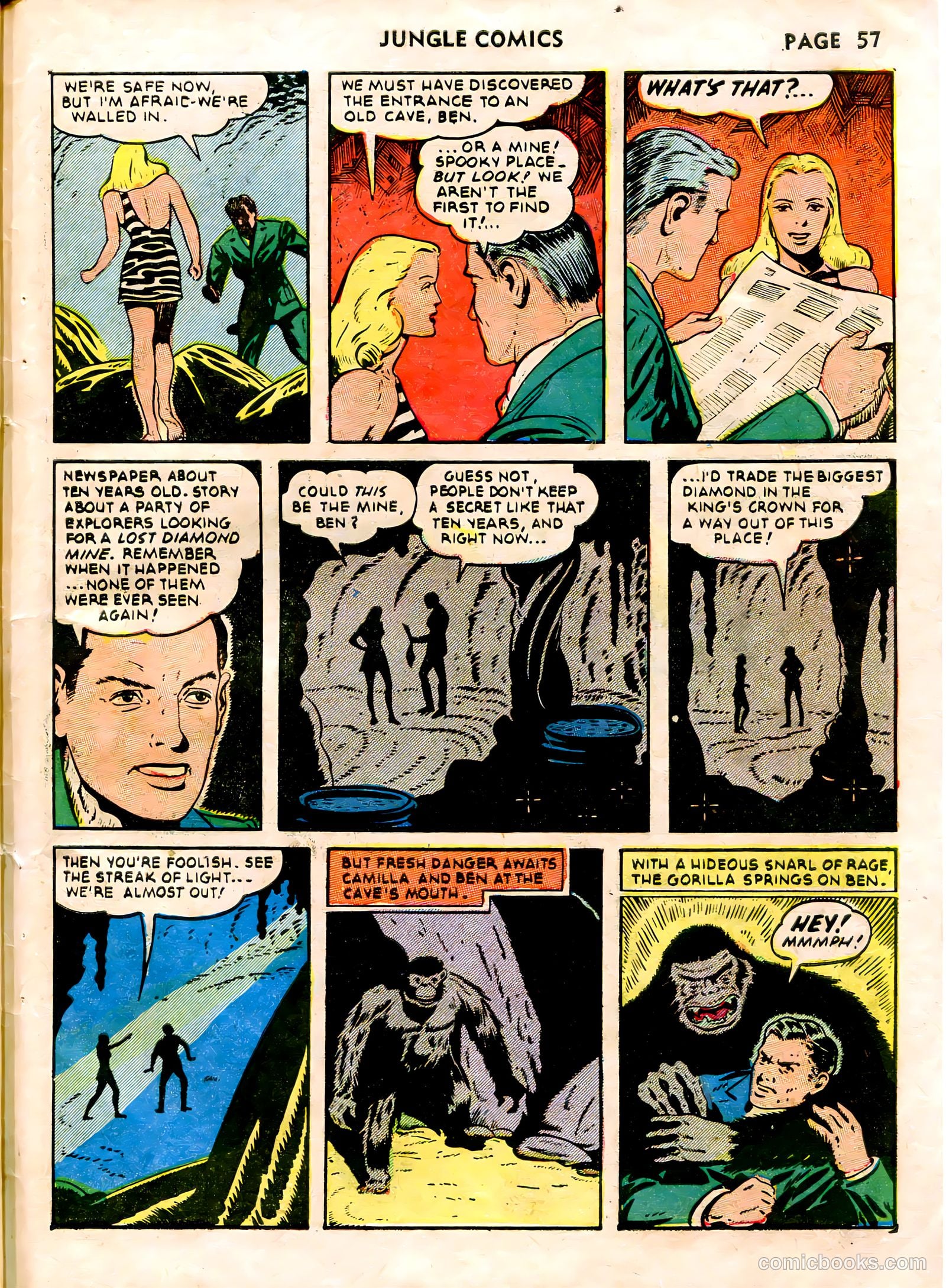 Jungle Comics #28 (1942) — page 60 of 69
