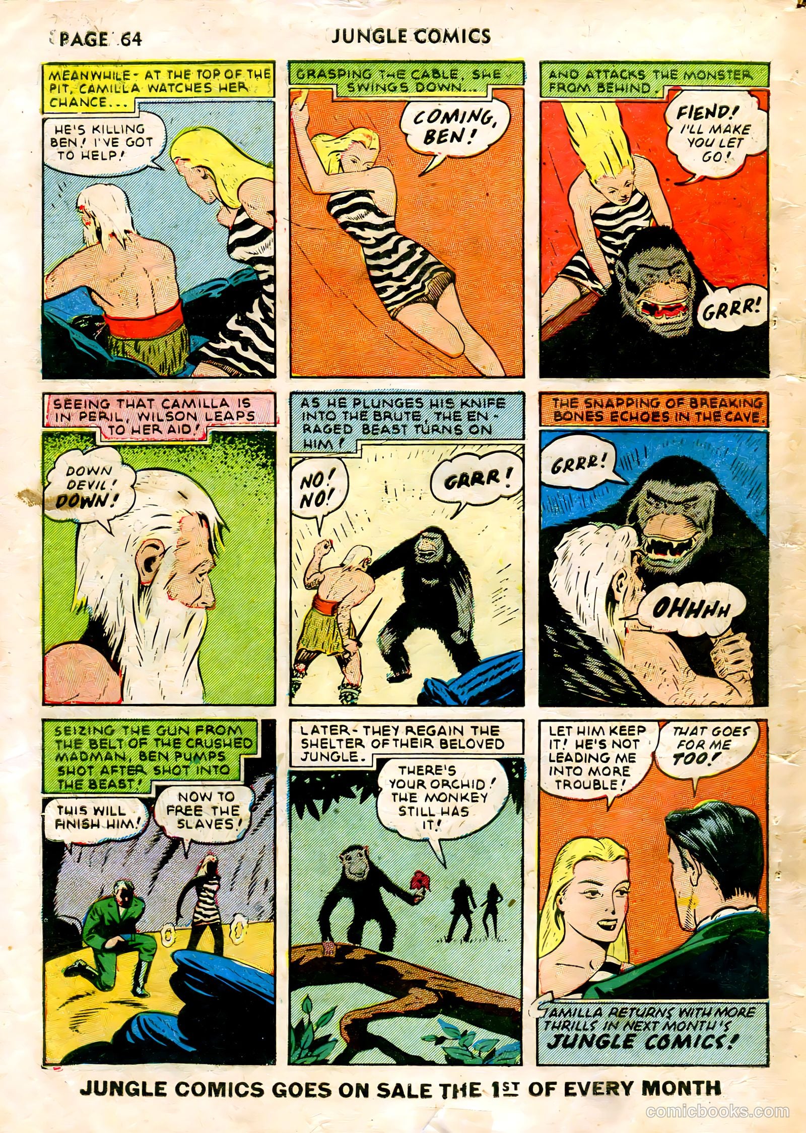 Jungle Comics #28 (1942) — page 67 of 69