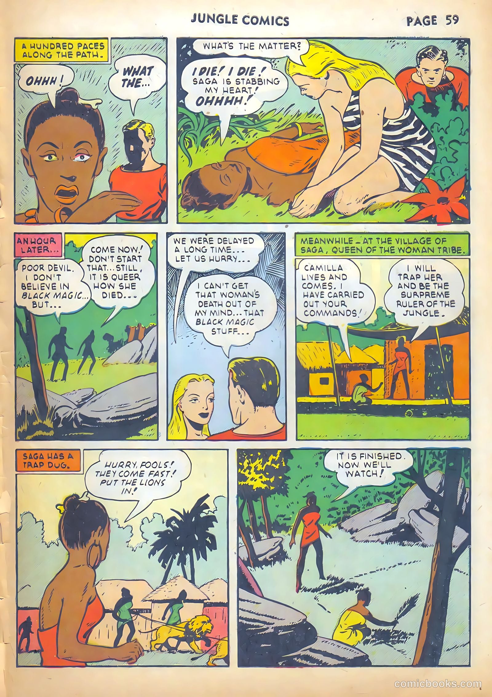 Jungle Comics #29 — page 60 of 65