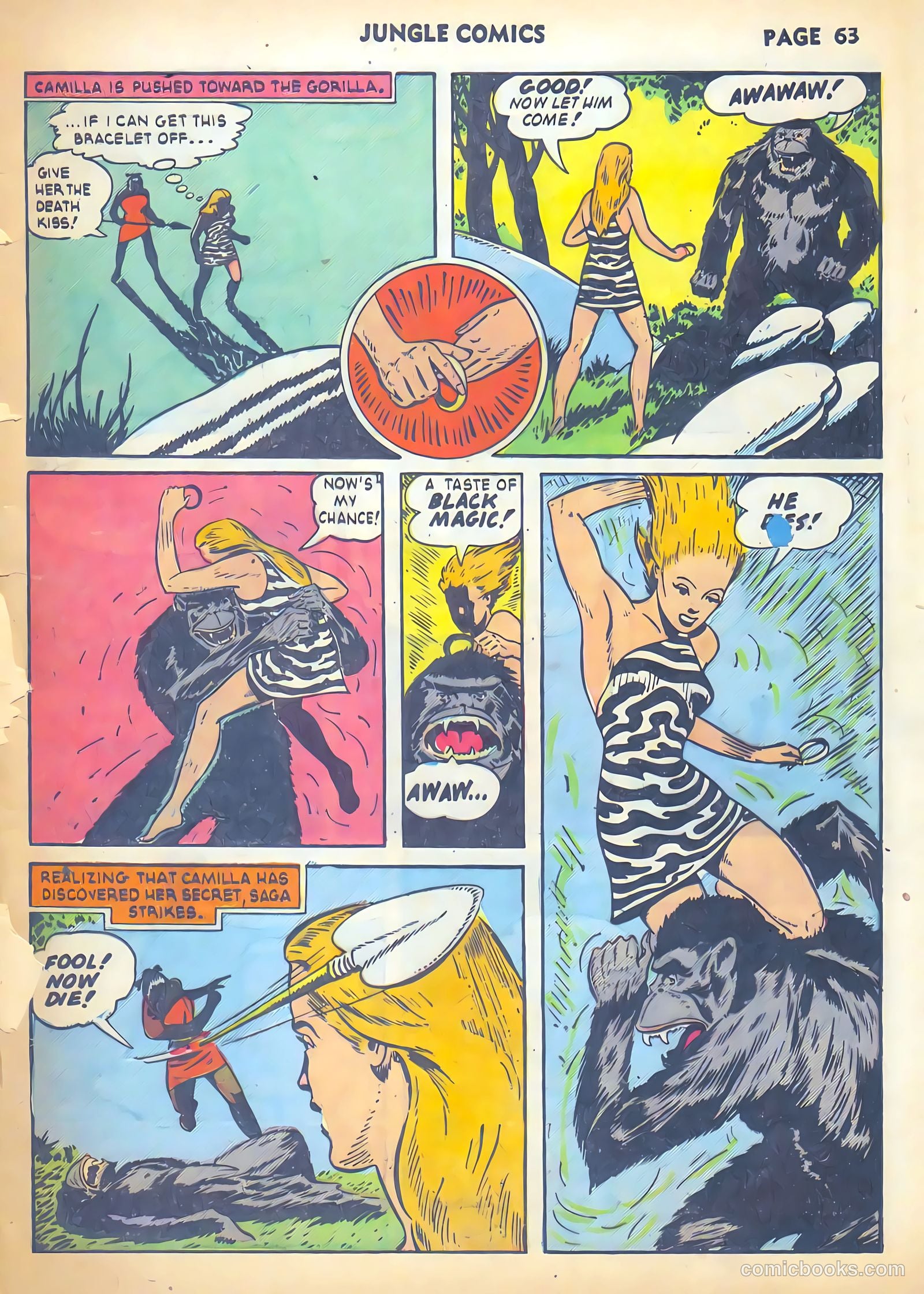 Jungle Comics #29 — page 64 of 65