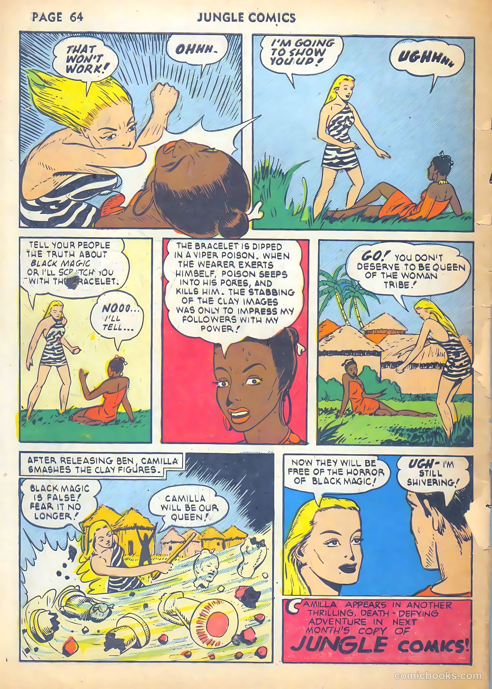 Jungle Comics #29 — page 65 of 65