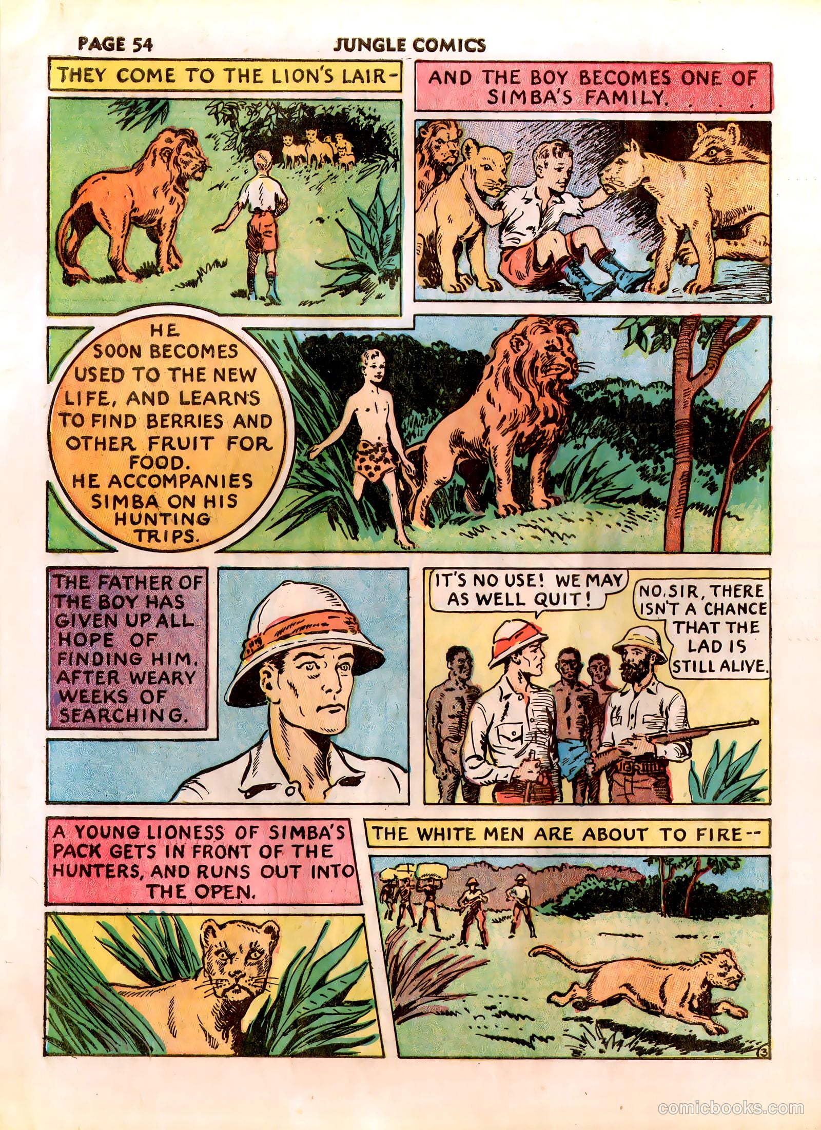 Jungle Comics #3 (1940) — page 56 of 68