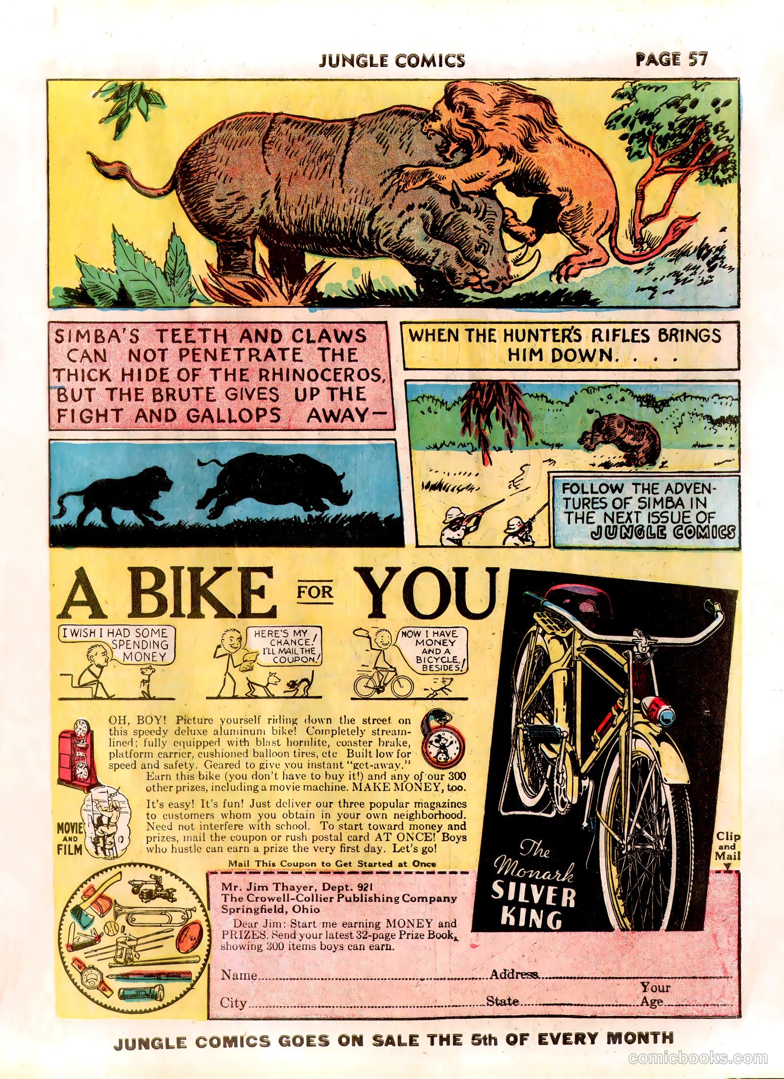 Jungle Comics #3 (1940) — page 59 of 68