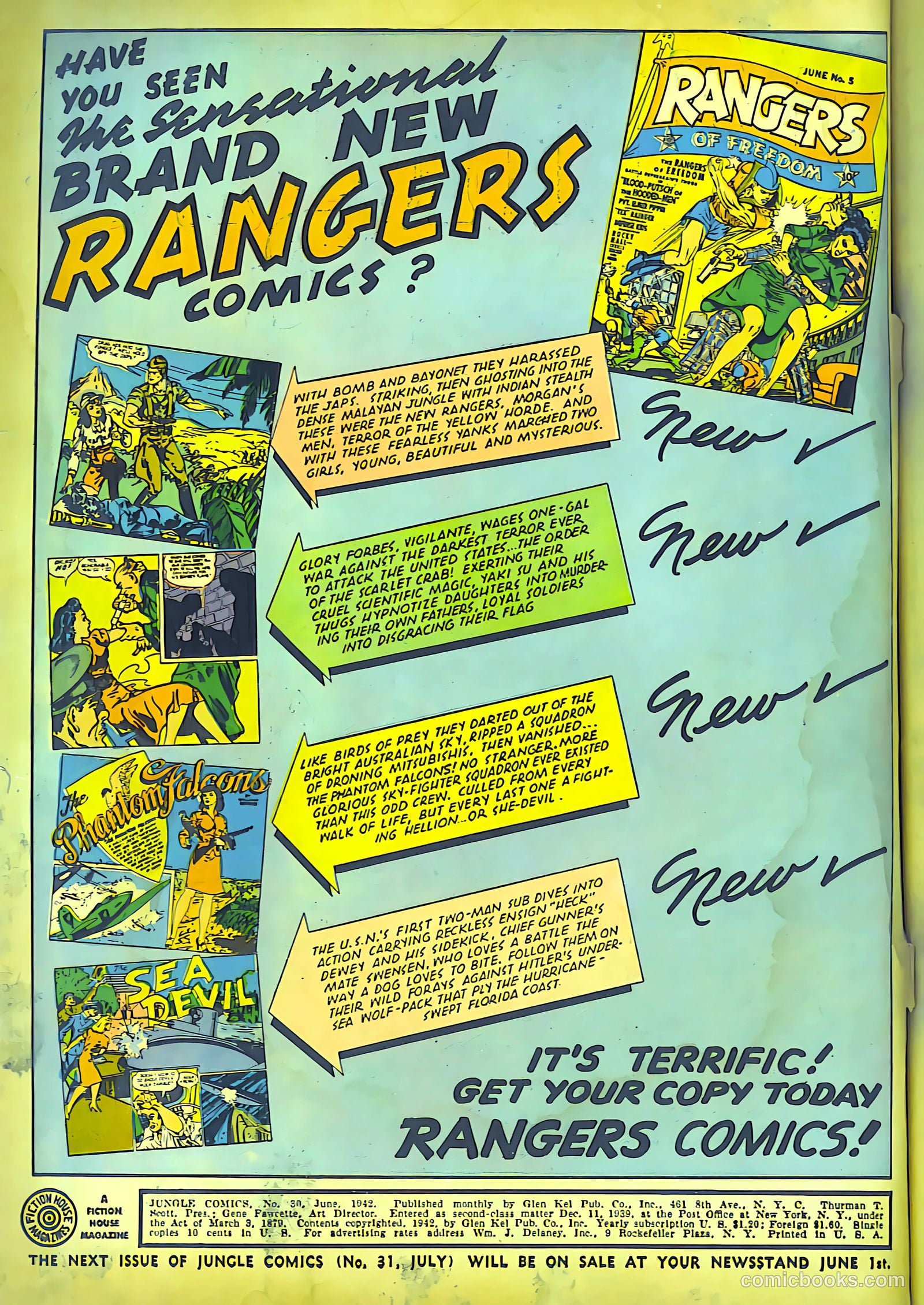 Jungle Comics #30 (1942) — page 2 of 68