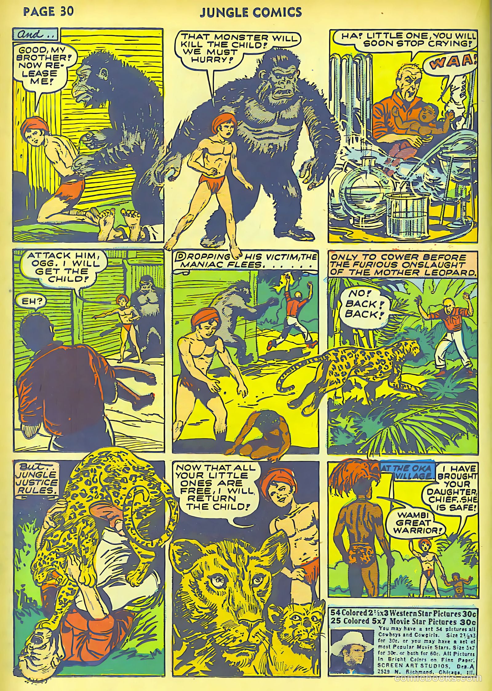 Jungle Comics #30 (1942) — page 32 of 68