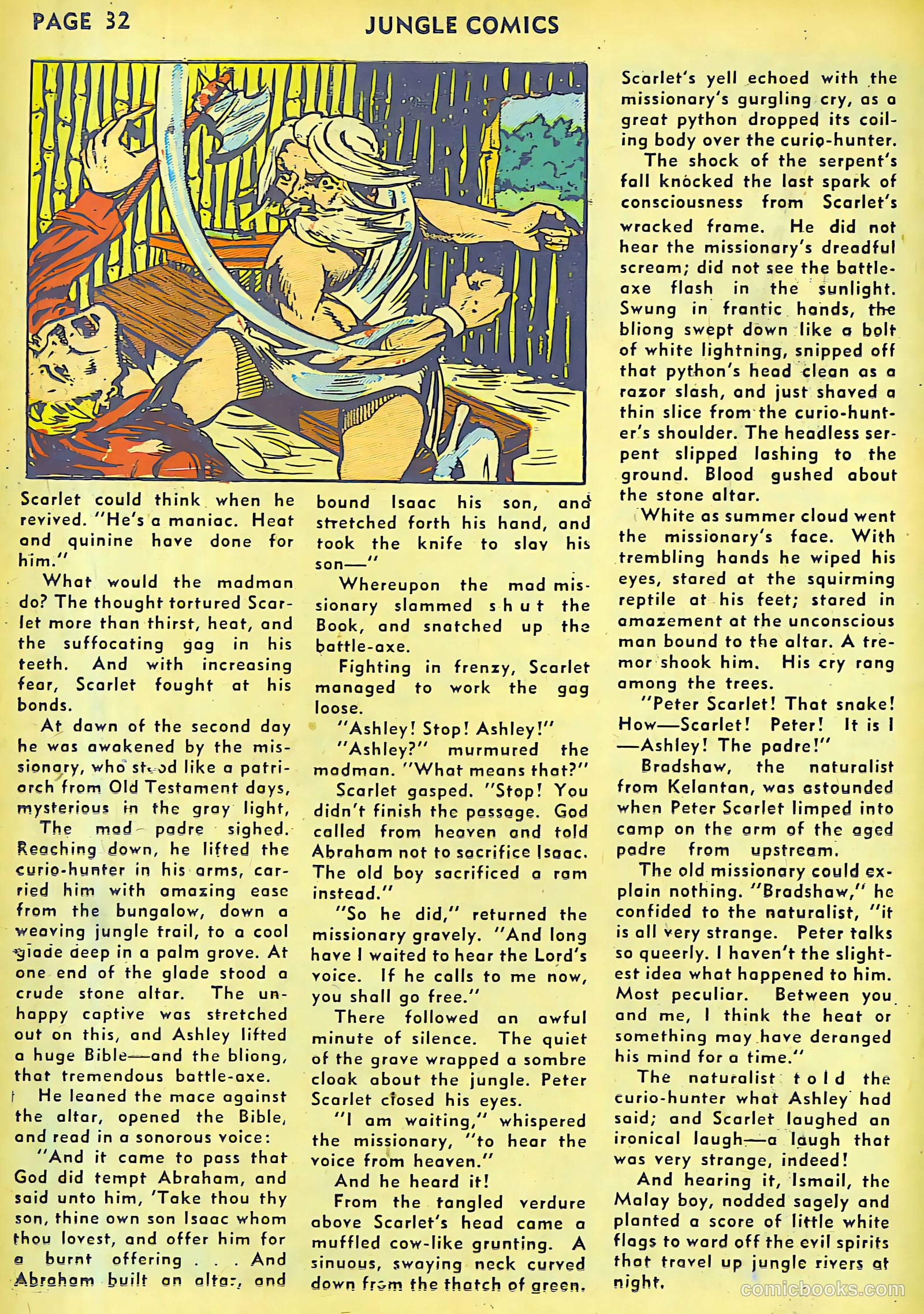 Jungle Comics #30 (1942) — page 34 of 68