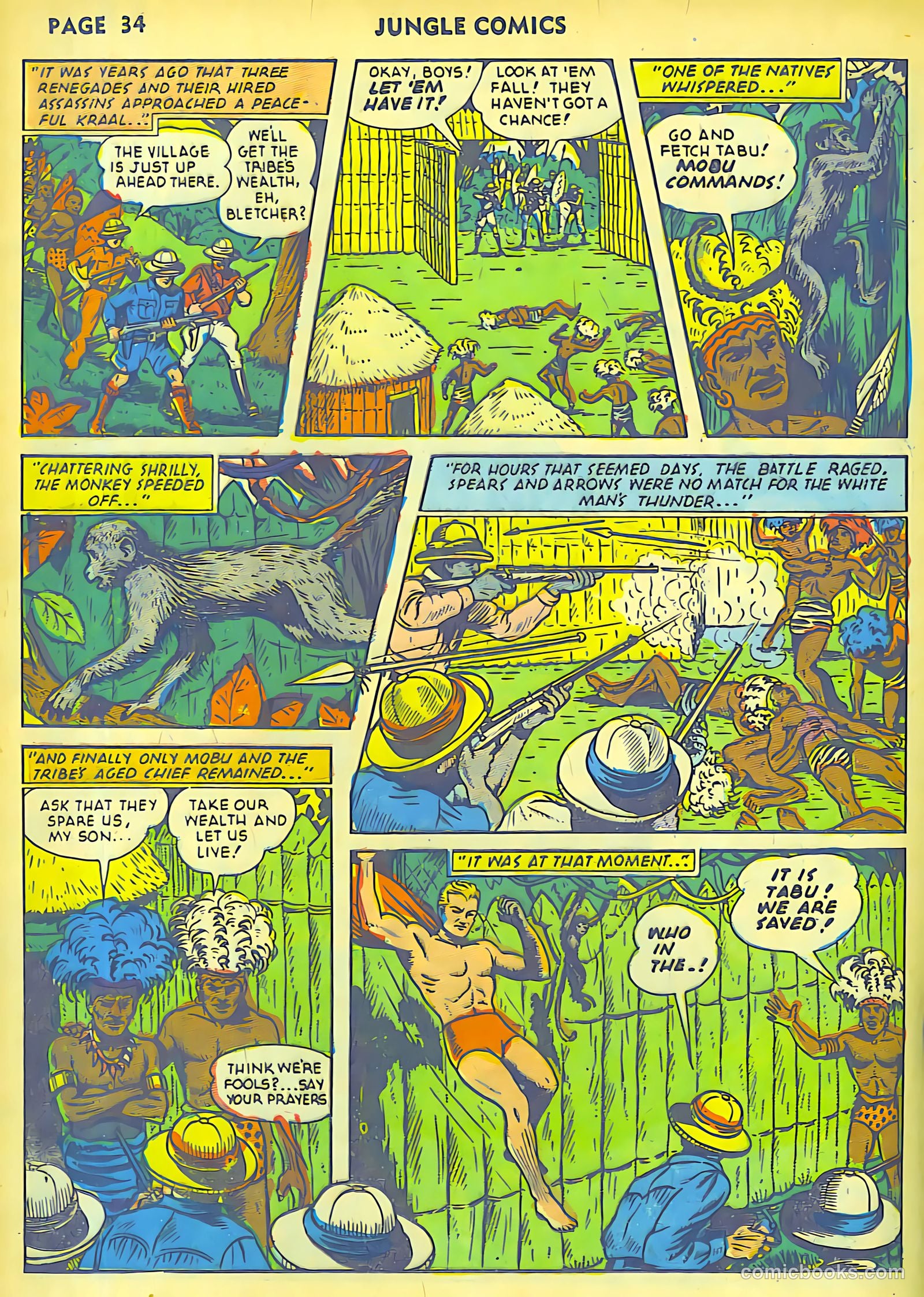Jungle Comics #30 (1942) — page 36 of 68