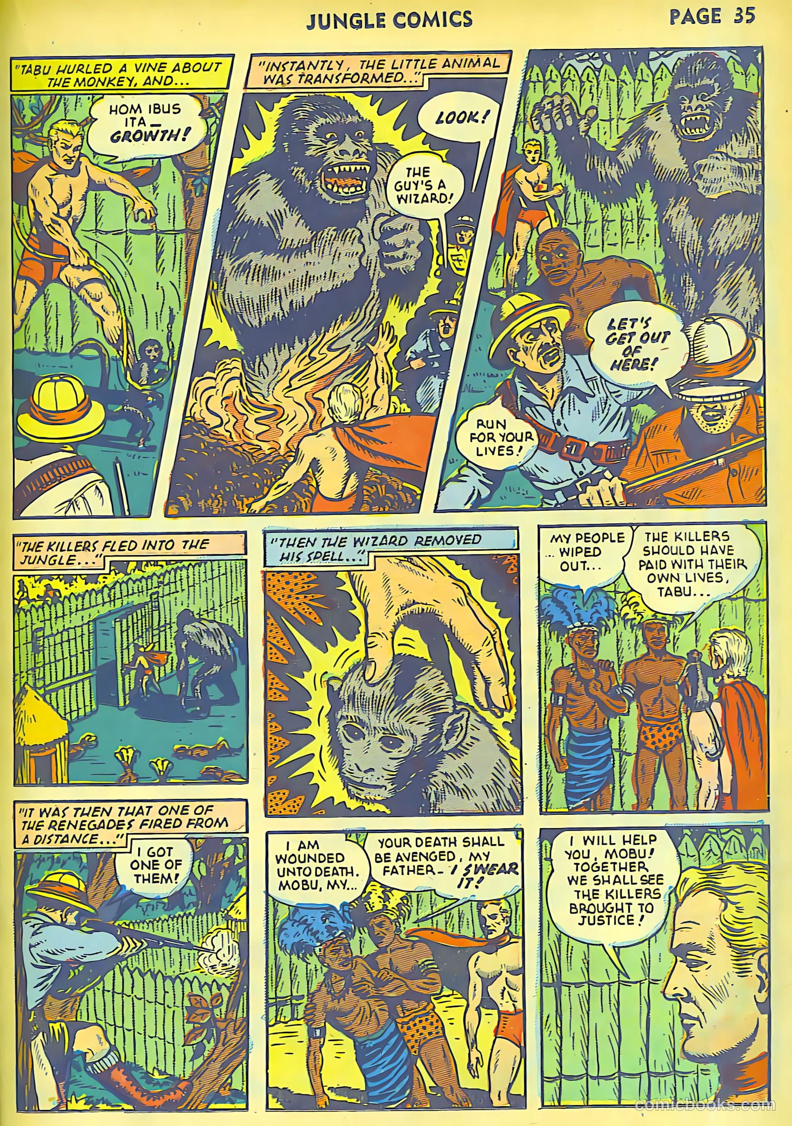 Jungle Comics #30 (1942) — page 37 of 68