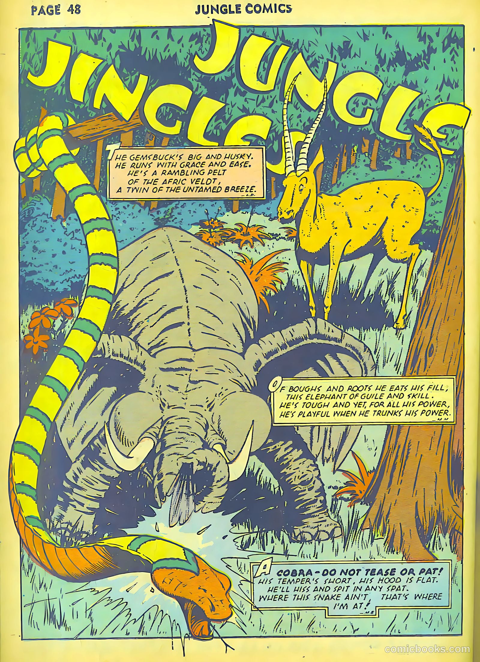 Jungle Comics #30 (1942) — page 50 of 68