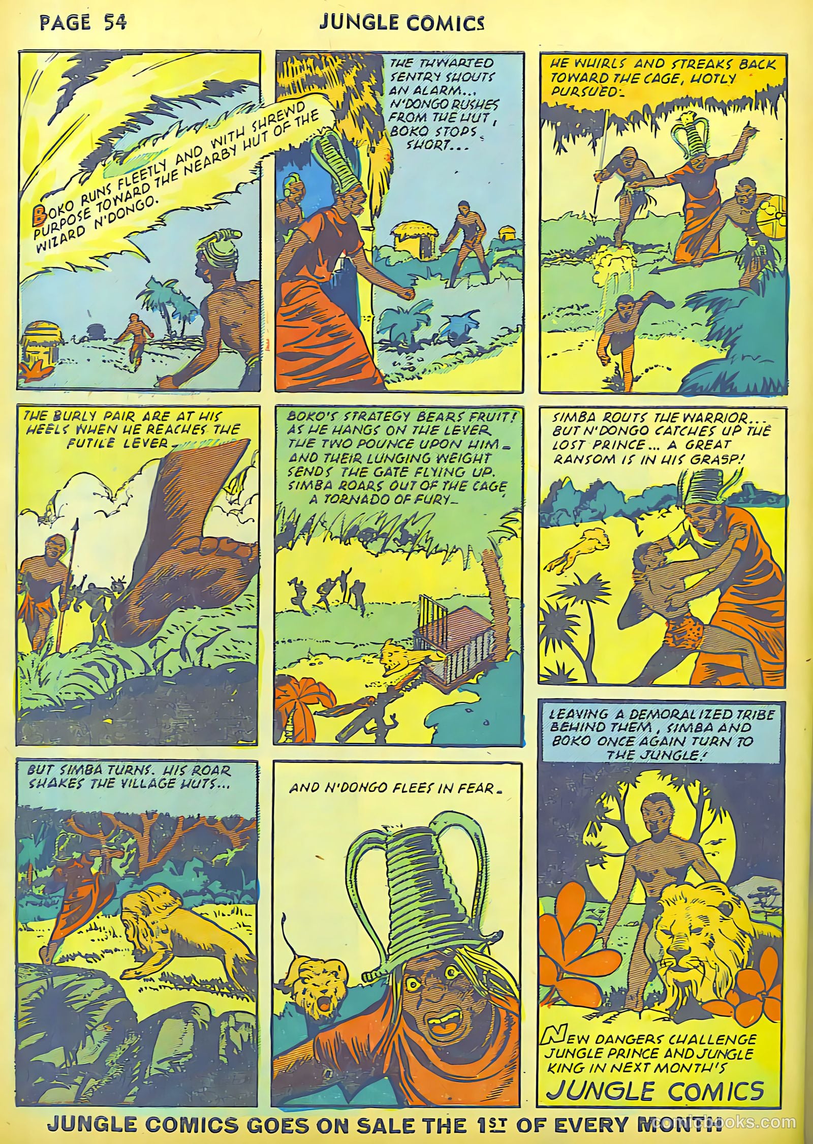 Jungle Comics #30 (1942) — page 56 of 68
