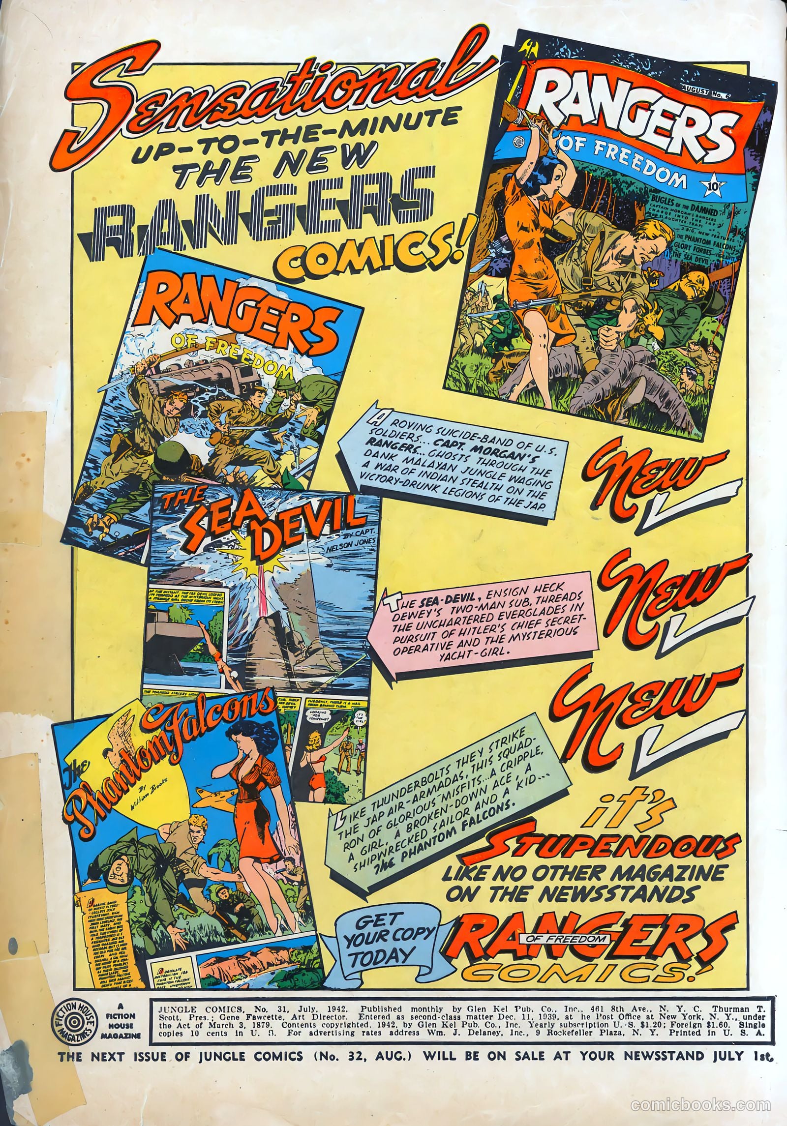 Jungle Comics #31 (1942) — page 3 of 69