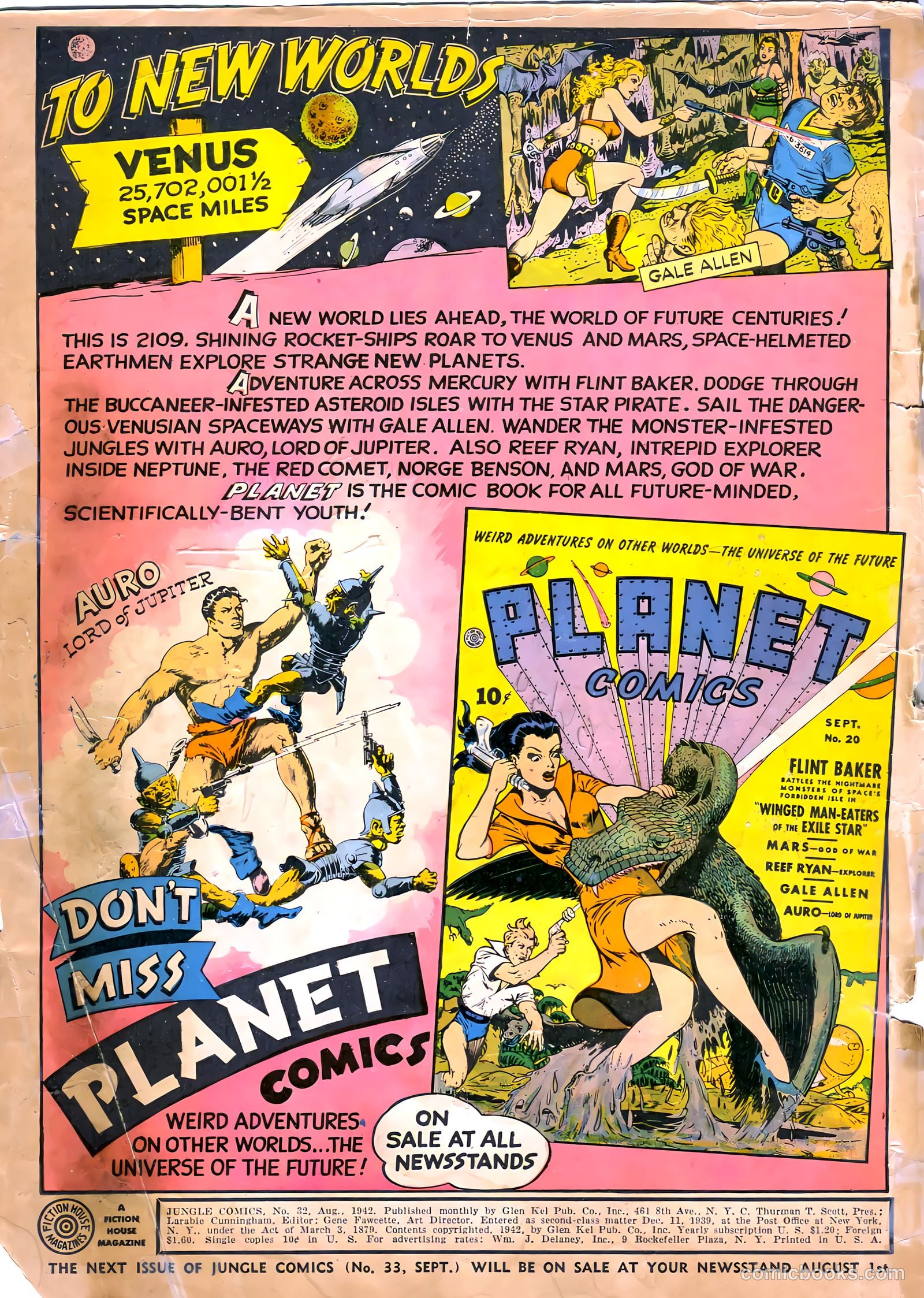 Jungle Comics #32 (1942) — page 3 of 69