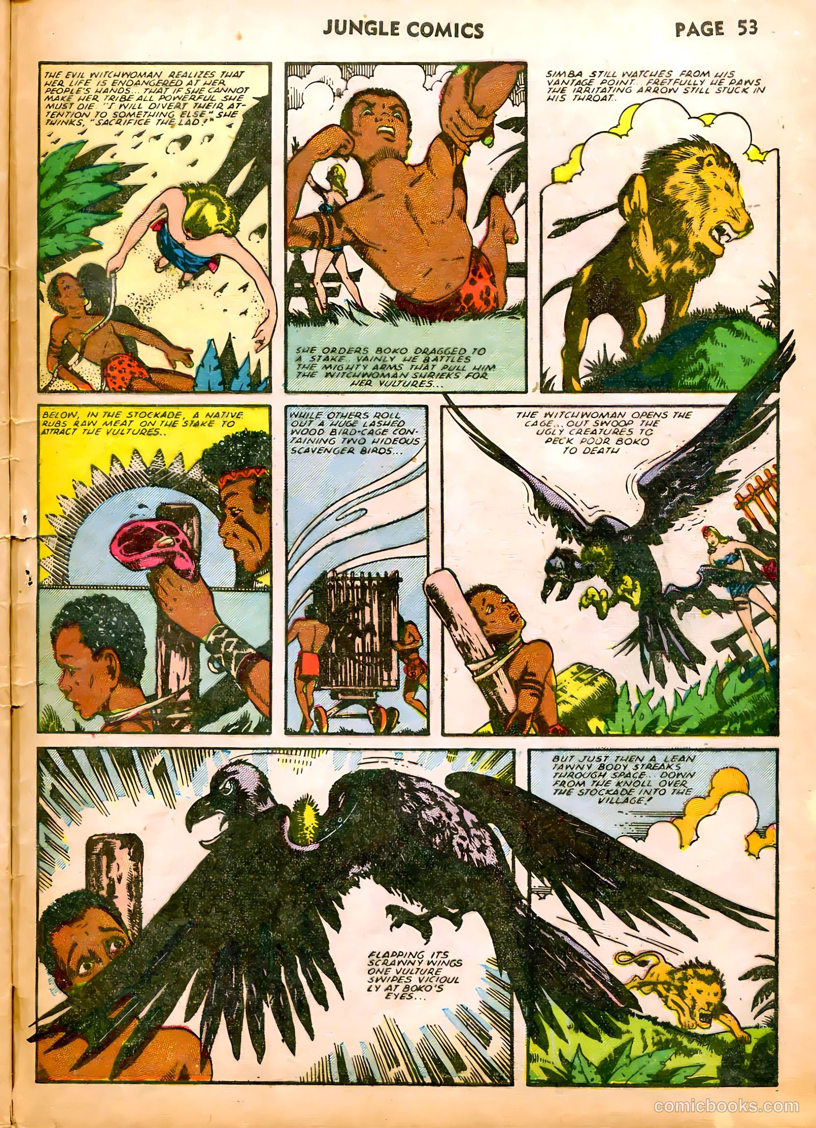 Jungle Comics #32 (1942) — page 56 of 69