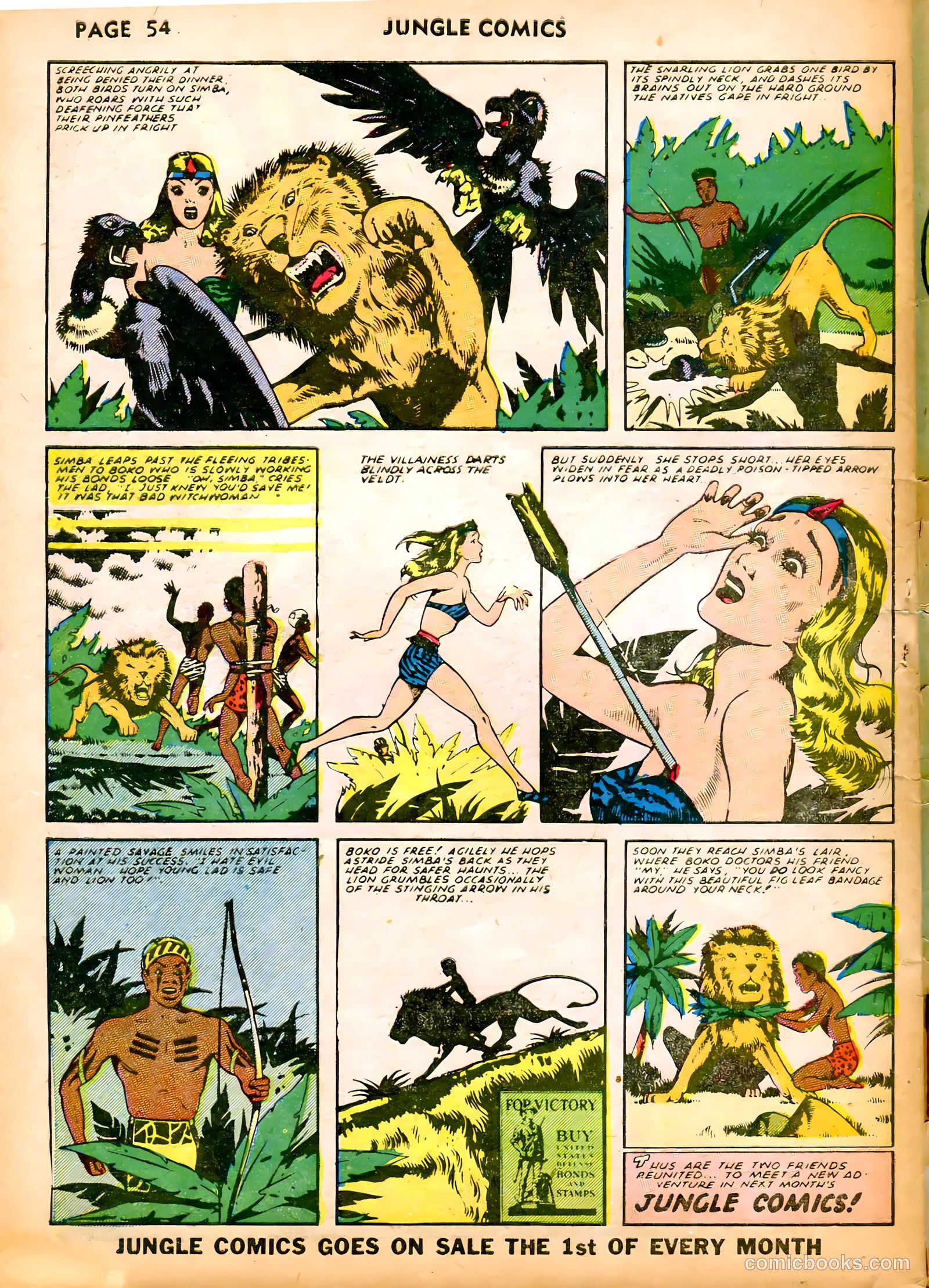 Jungle Comics #32 (1942) — page 57 of 69