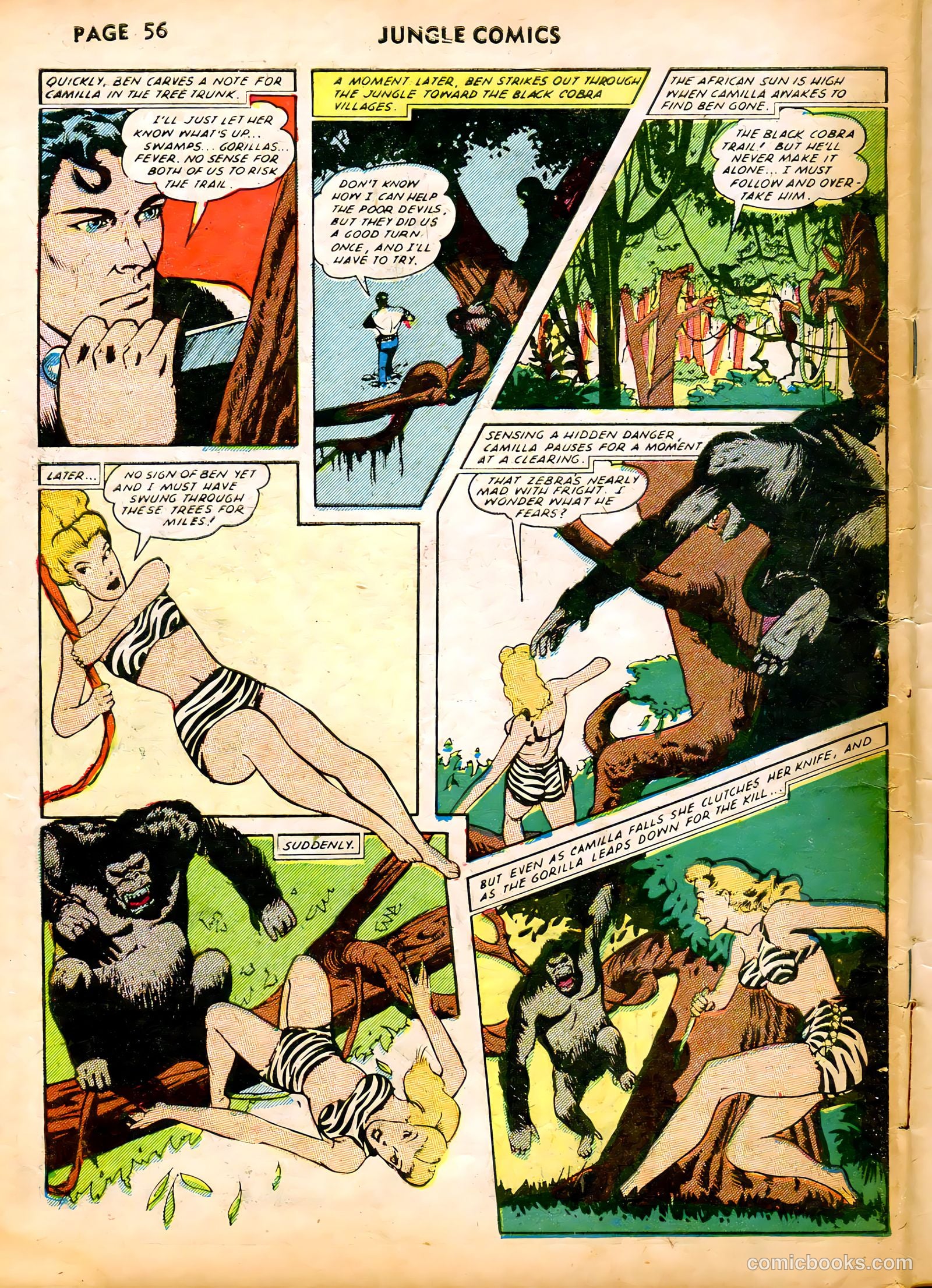 Jungle Comics #32 (1942) — page 59 of 69