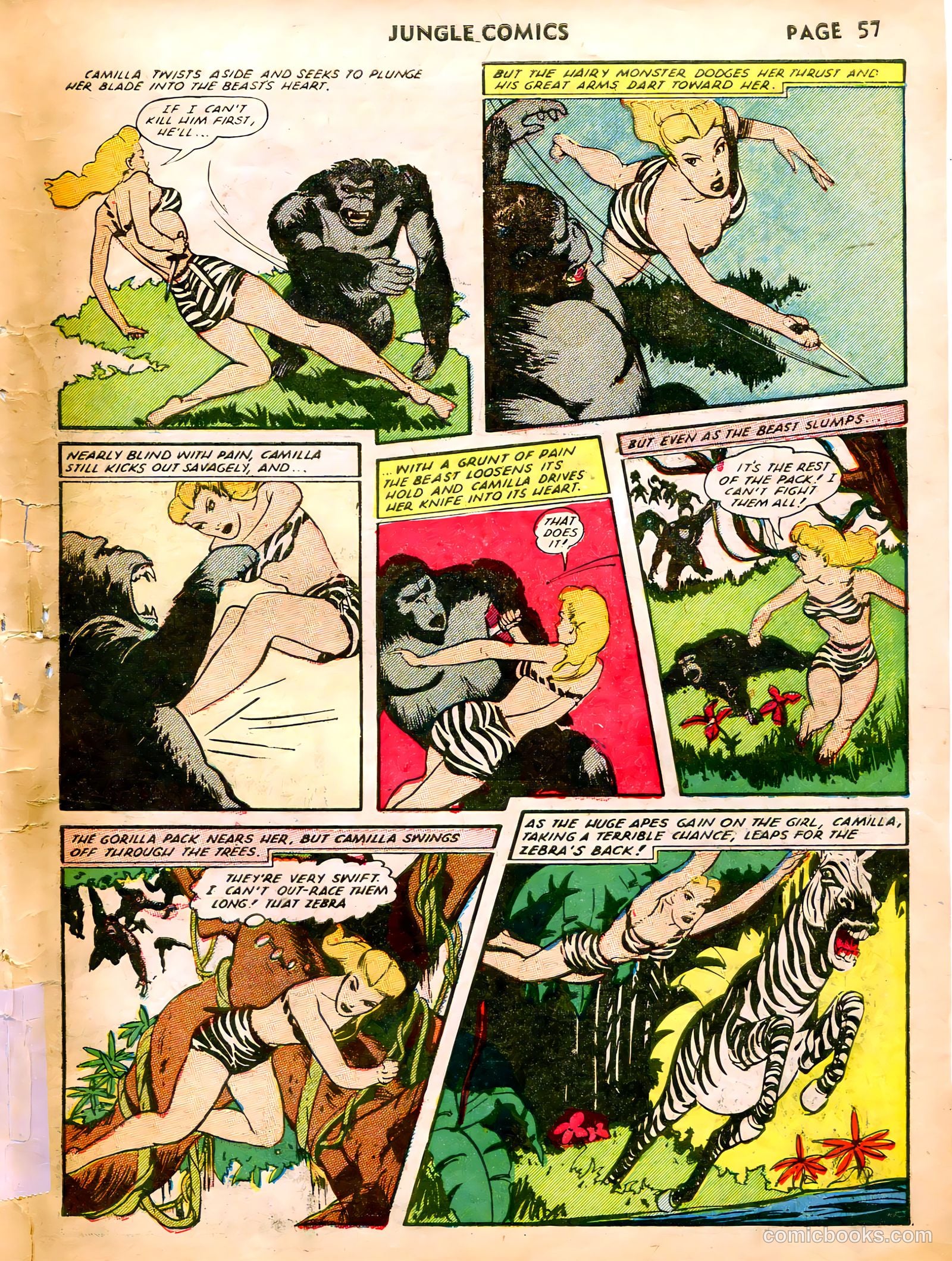 Jungle Comics #32 (1942) — page 60 of 69