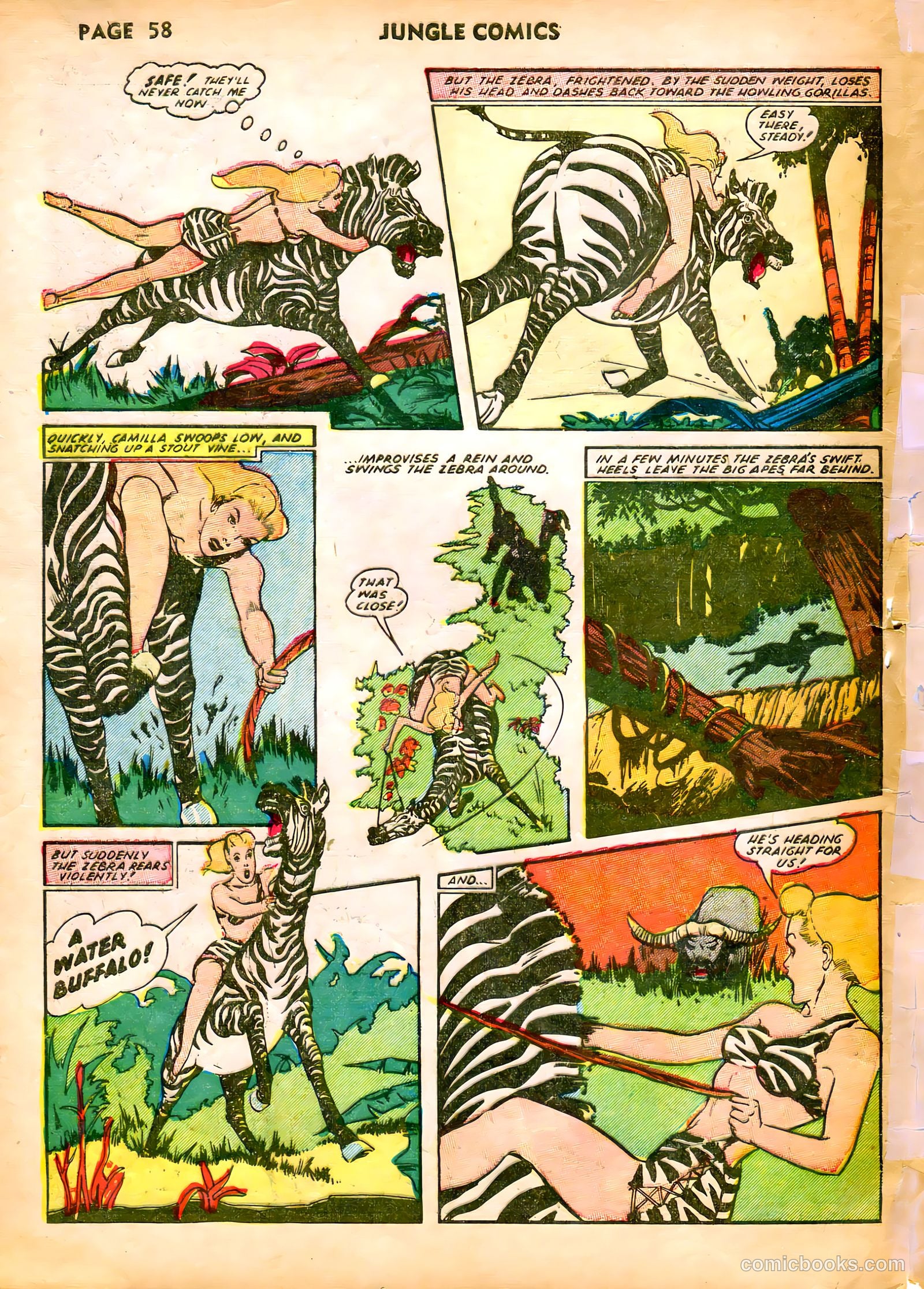 Jungle Comics #32 (1942) — page 61 of 69