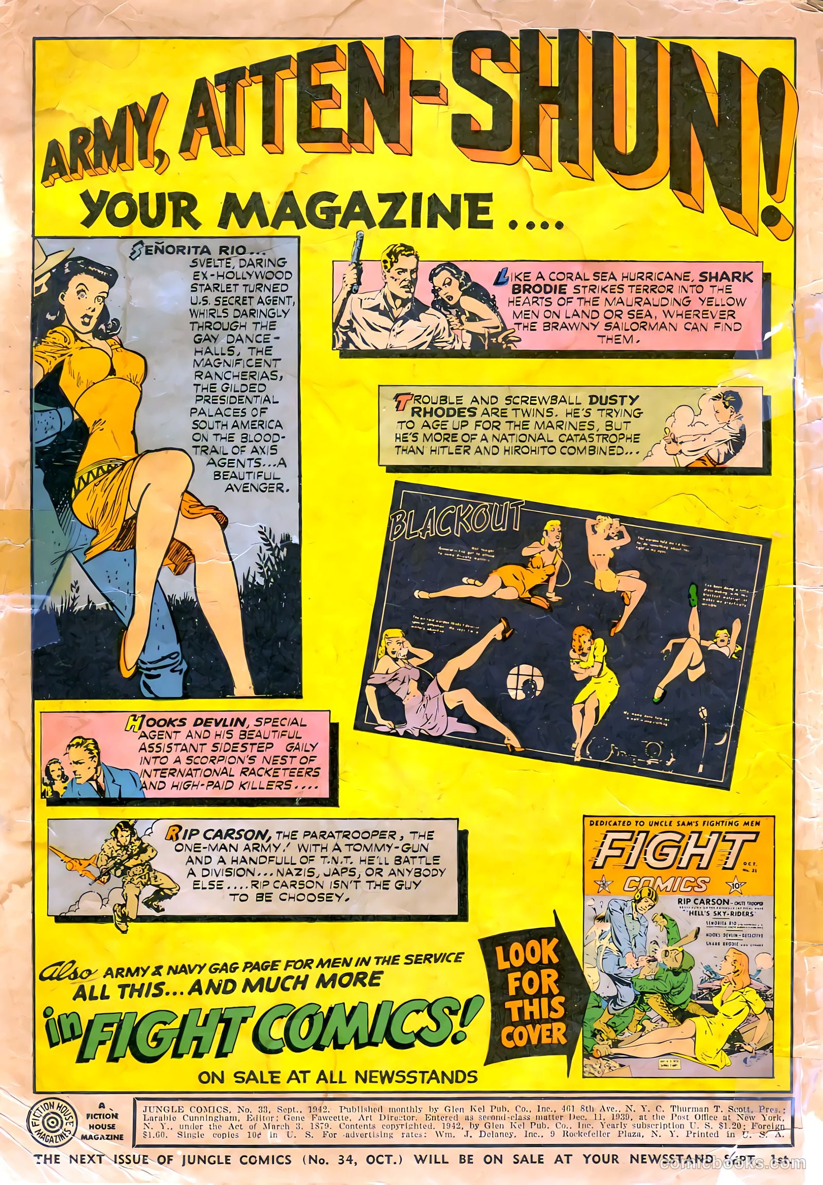 Jungle Comics #33 (1942) — page 2 of 68