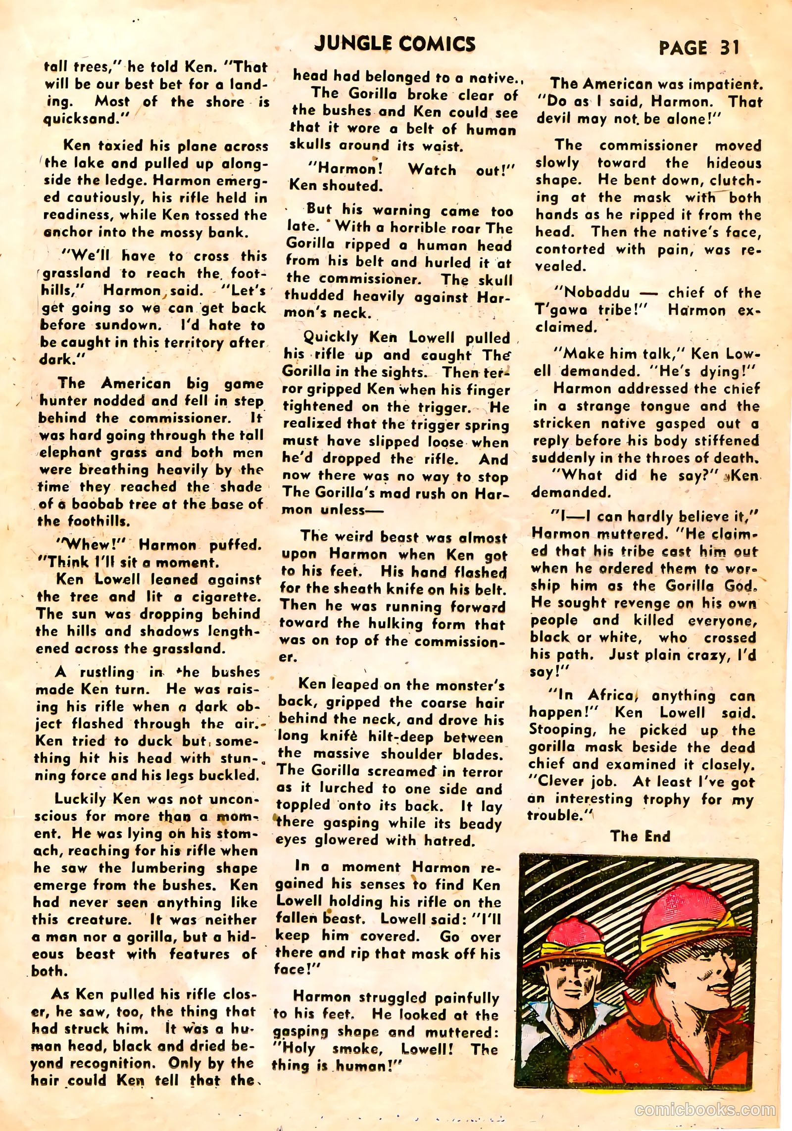 Jungle Comics #33 (1942) — page 33 of 68