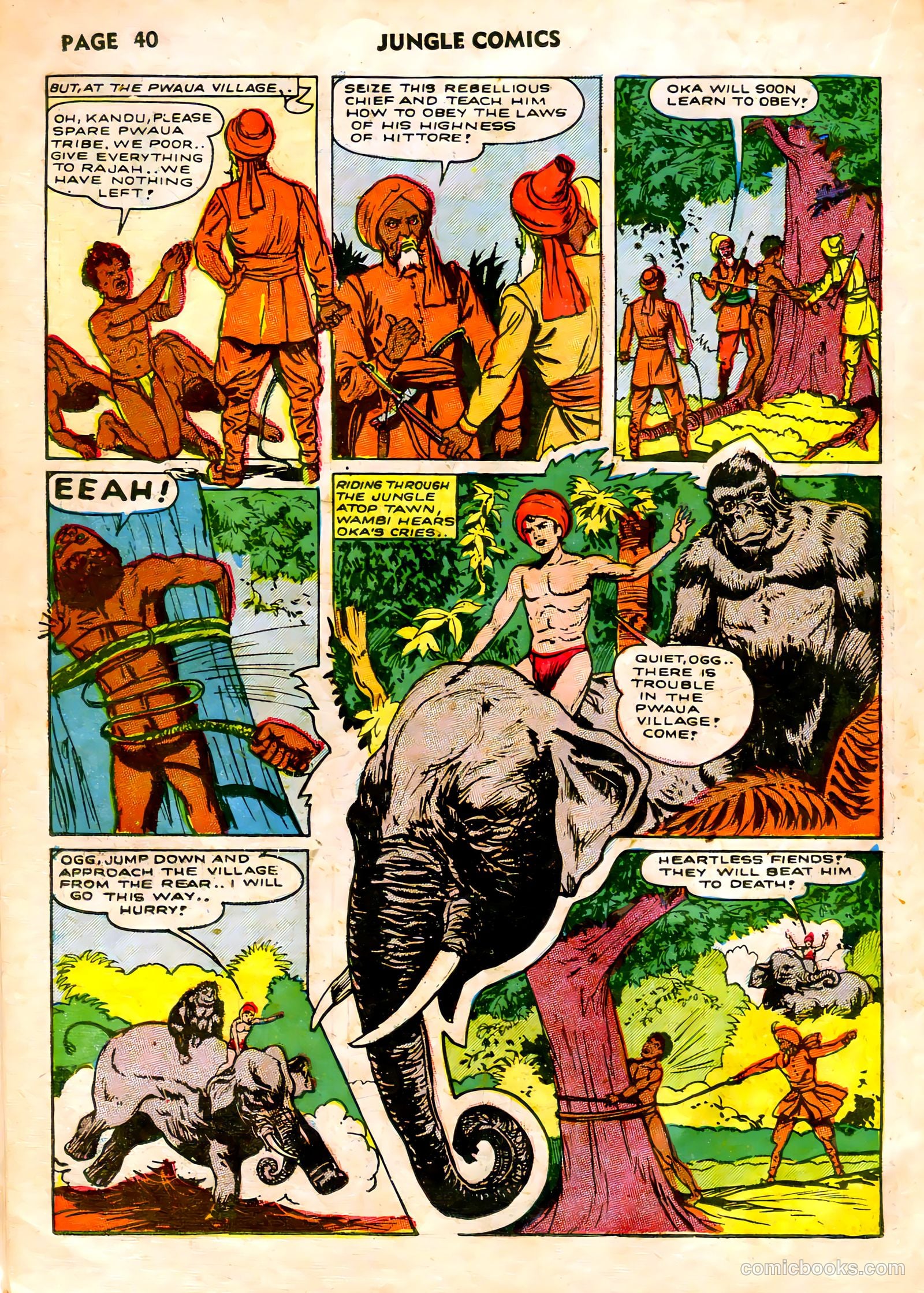 Jungle Comics #33 (1942) — page 42 of 68