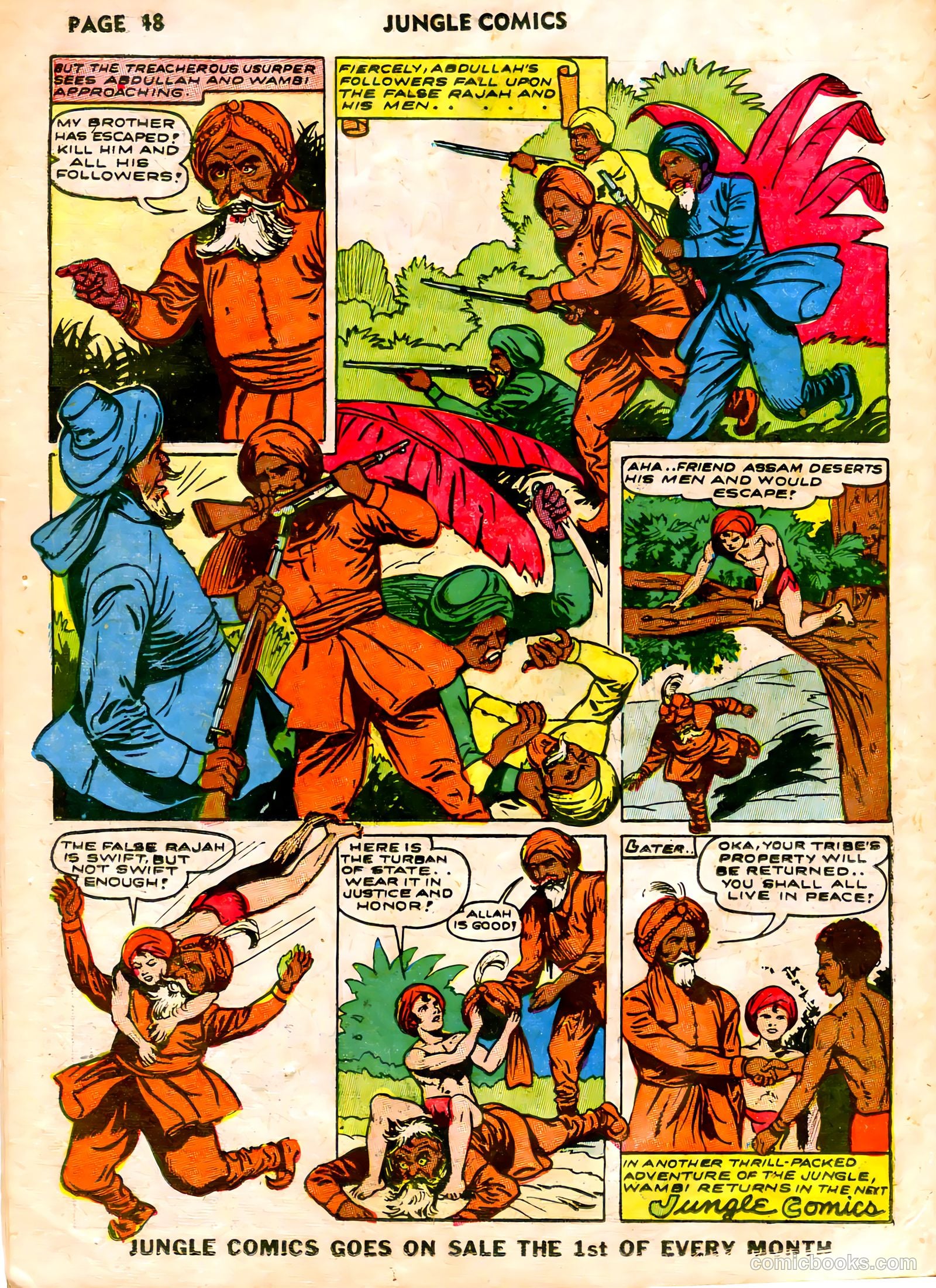 Jungle Comics #33 (1942) — page 50 of 68