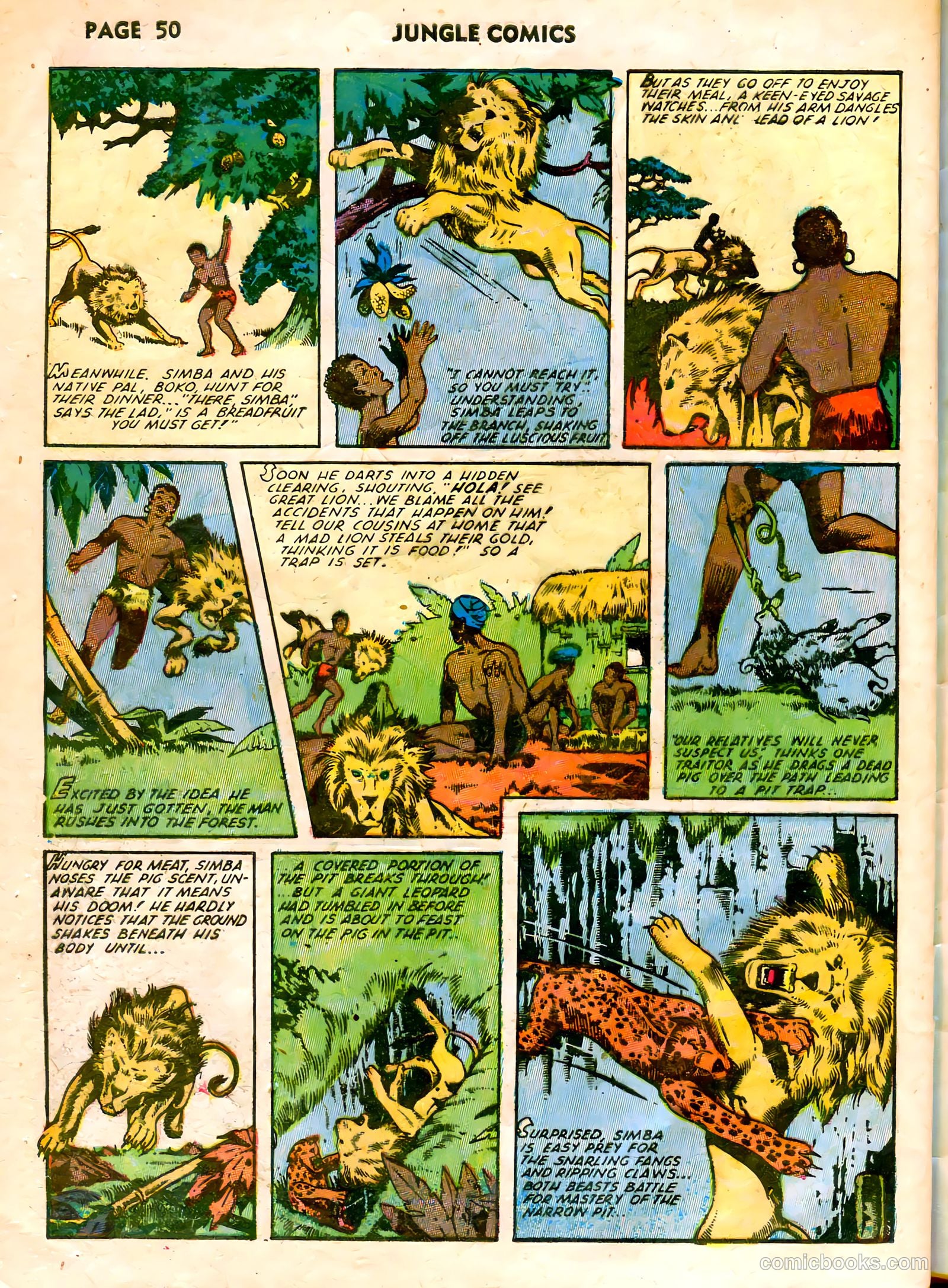 Jungle Comics #33 (1942) — page 52 of 68