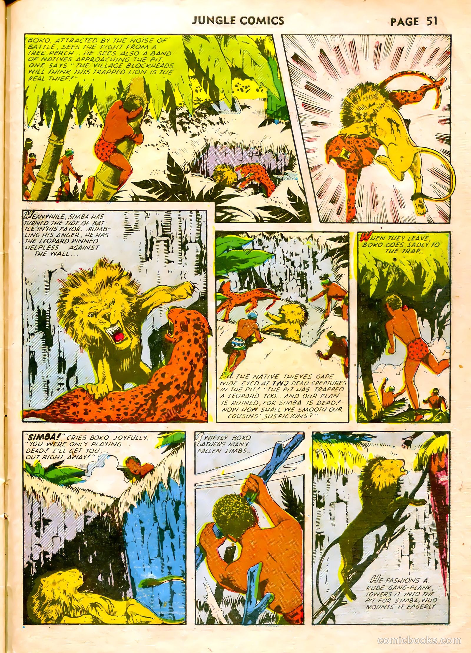 Jungle Comics #33 (1942) — page 53 of 68