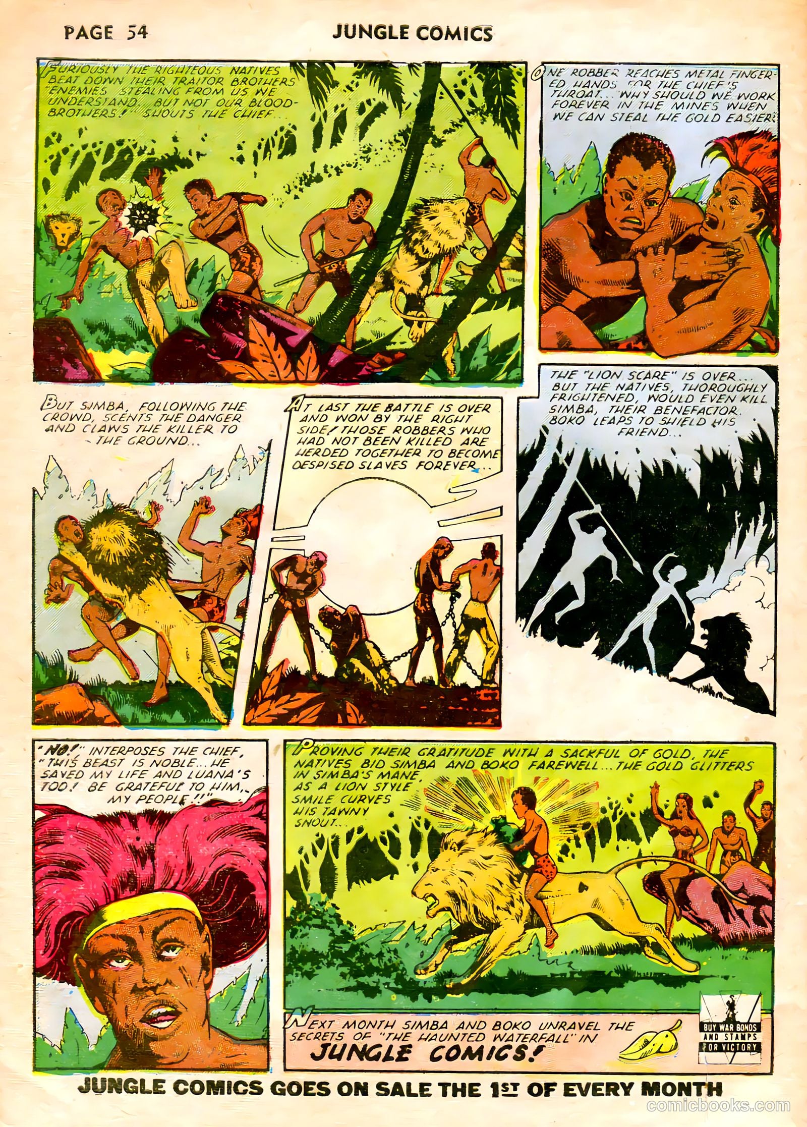 Jungle Comics #33 (1942) — page 56 of 68