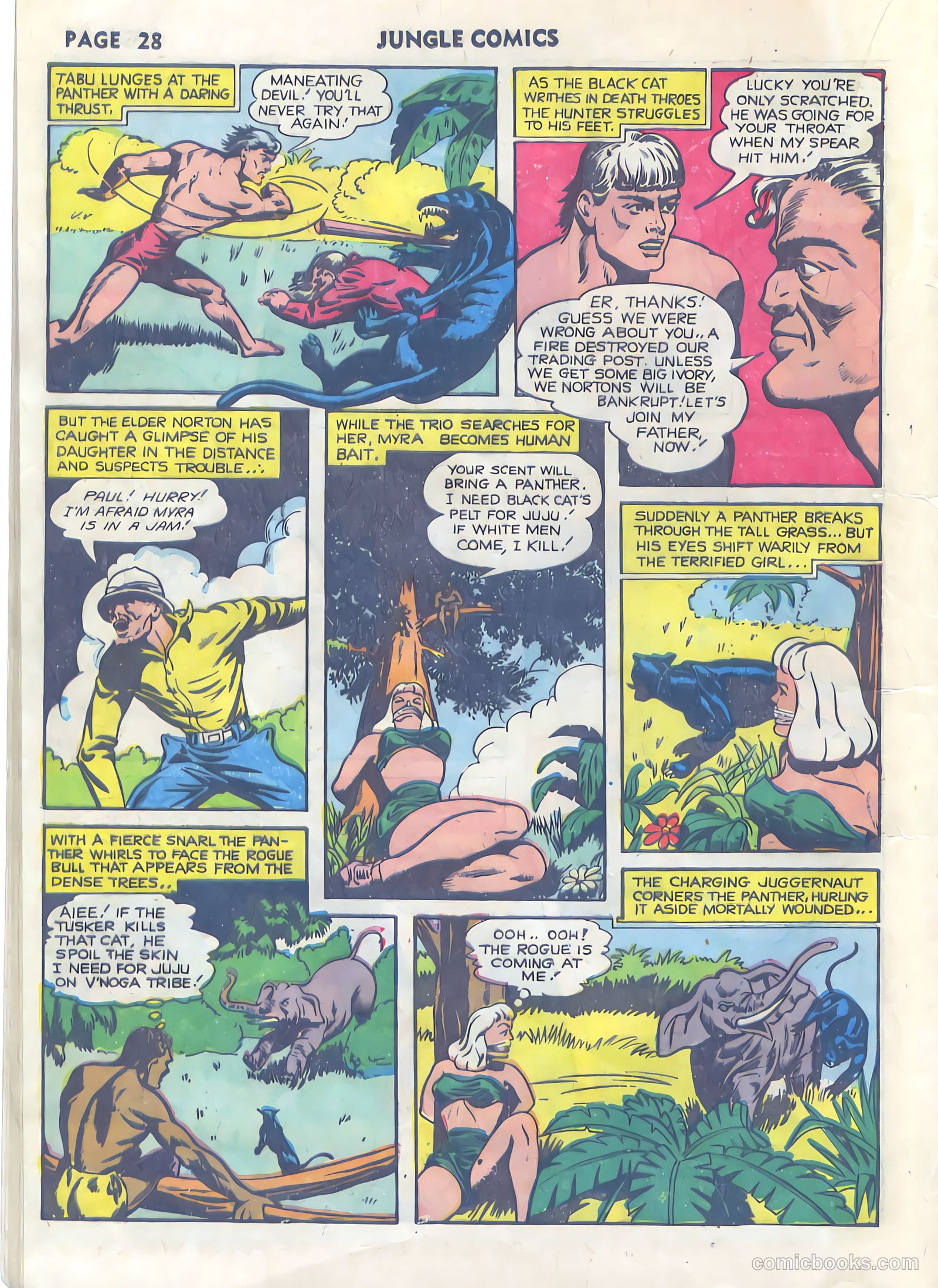 Jungle Comics #34 (1942) — page 30 of 68