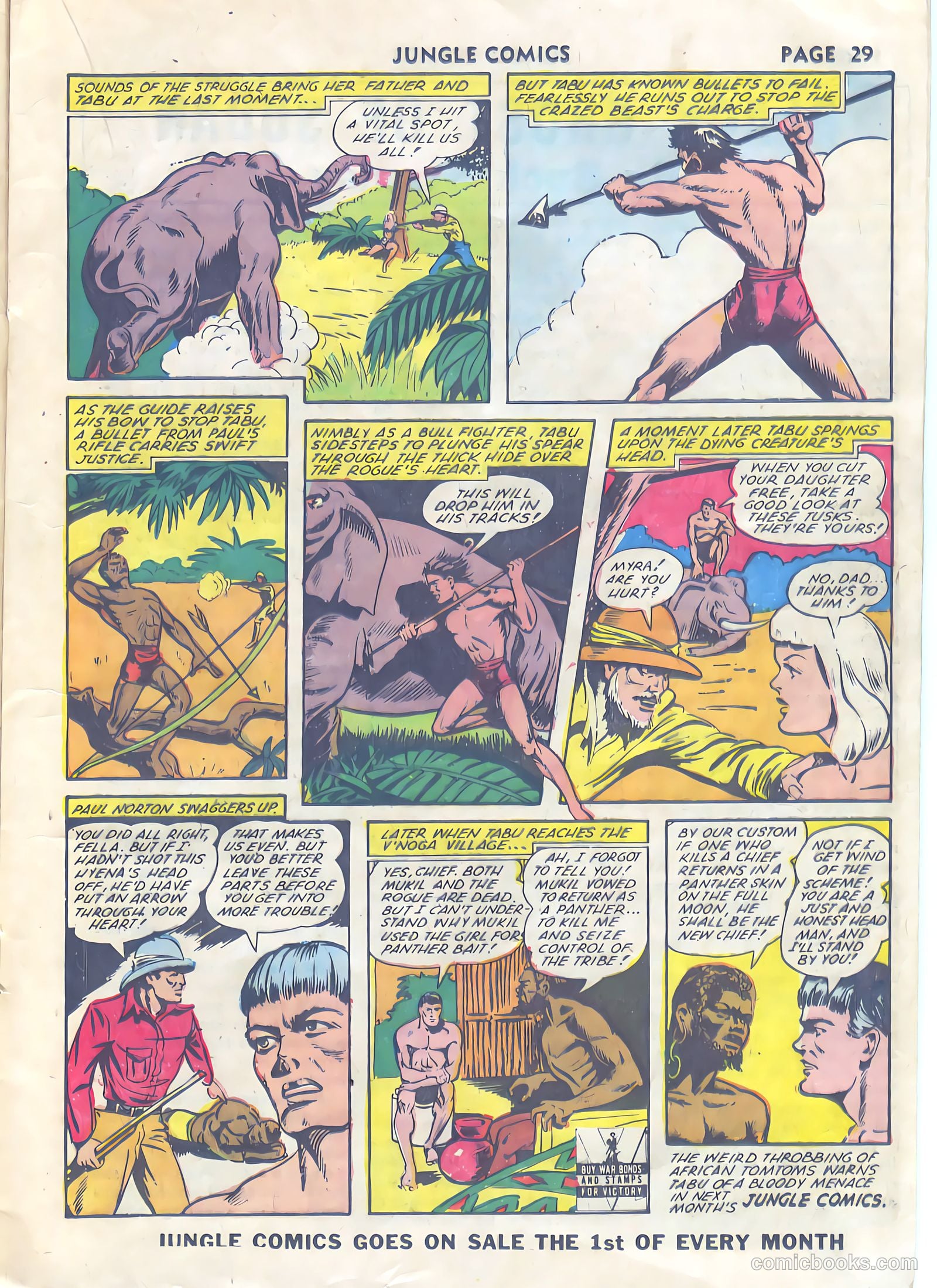 Jungle Comics #34 (1942) — page 31 of 68