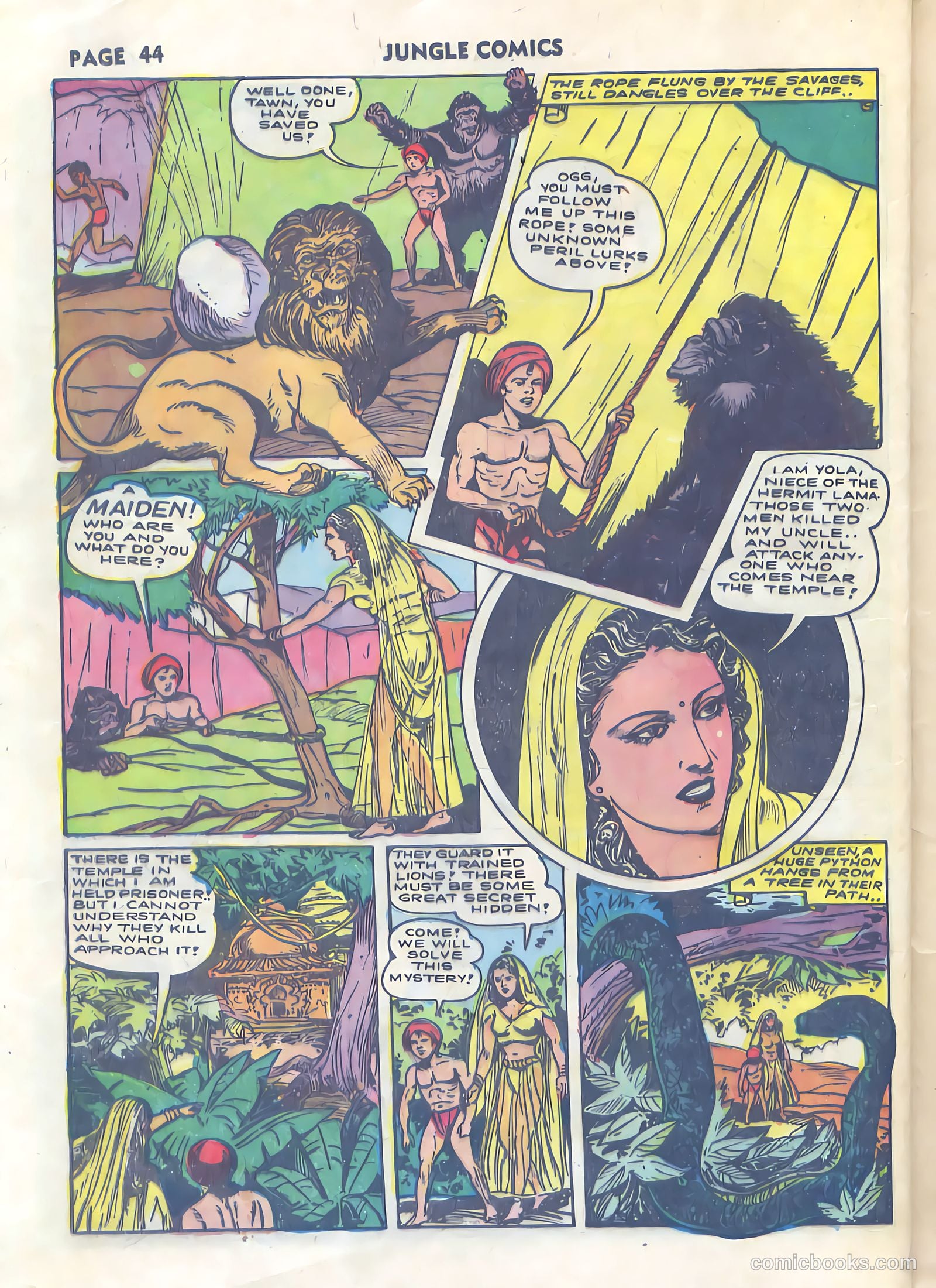 Jungle Comics #34 (1942) — page 46 of 68