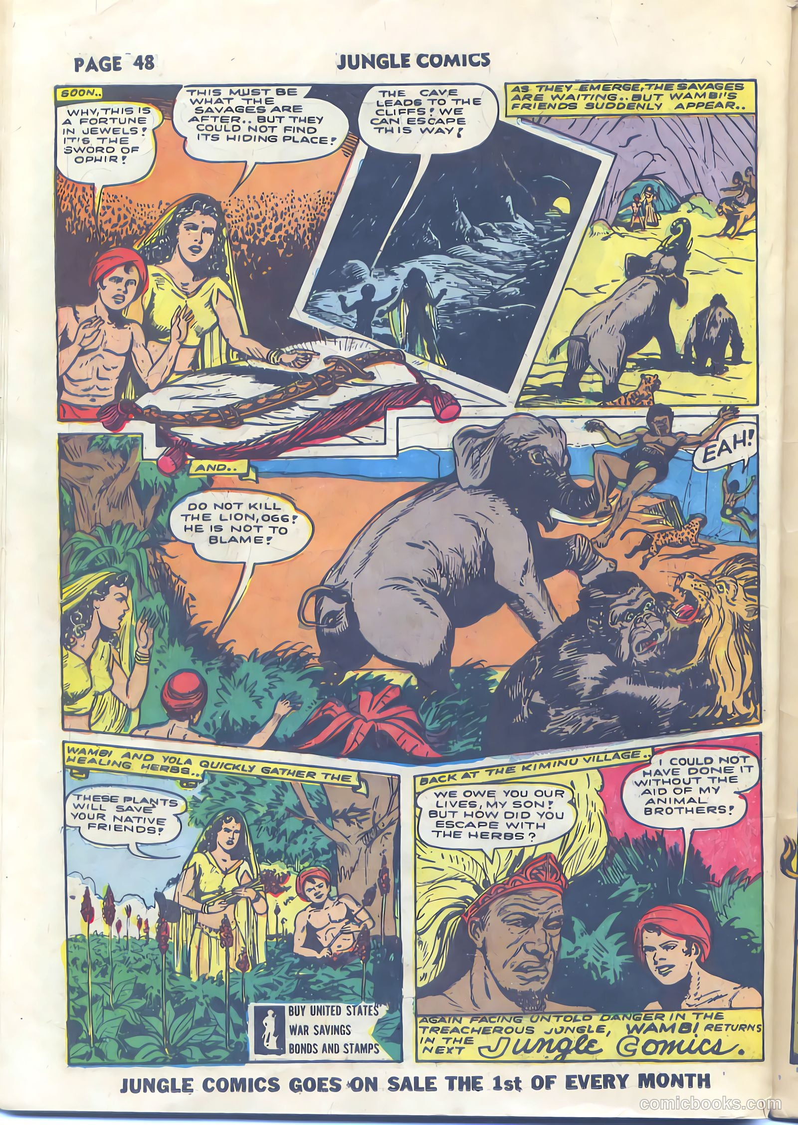 Jungle Comics #34 (1942) — page 50 of 68