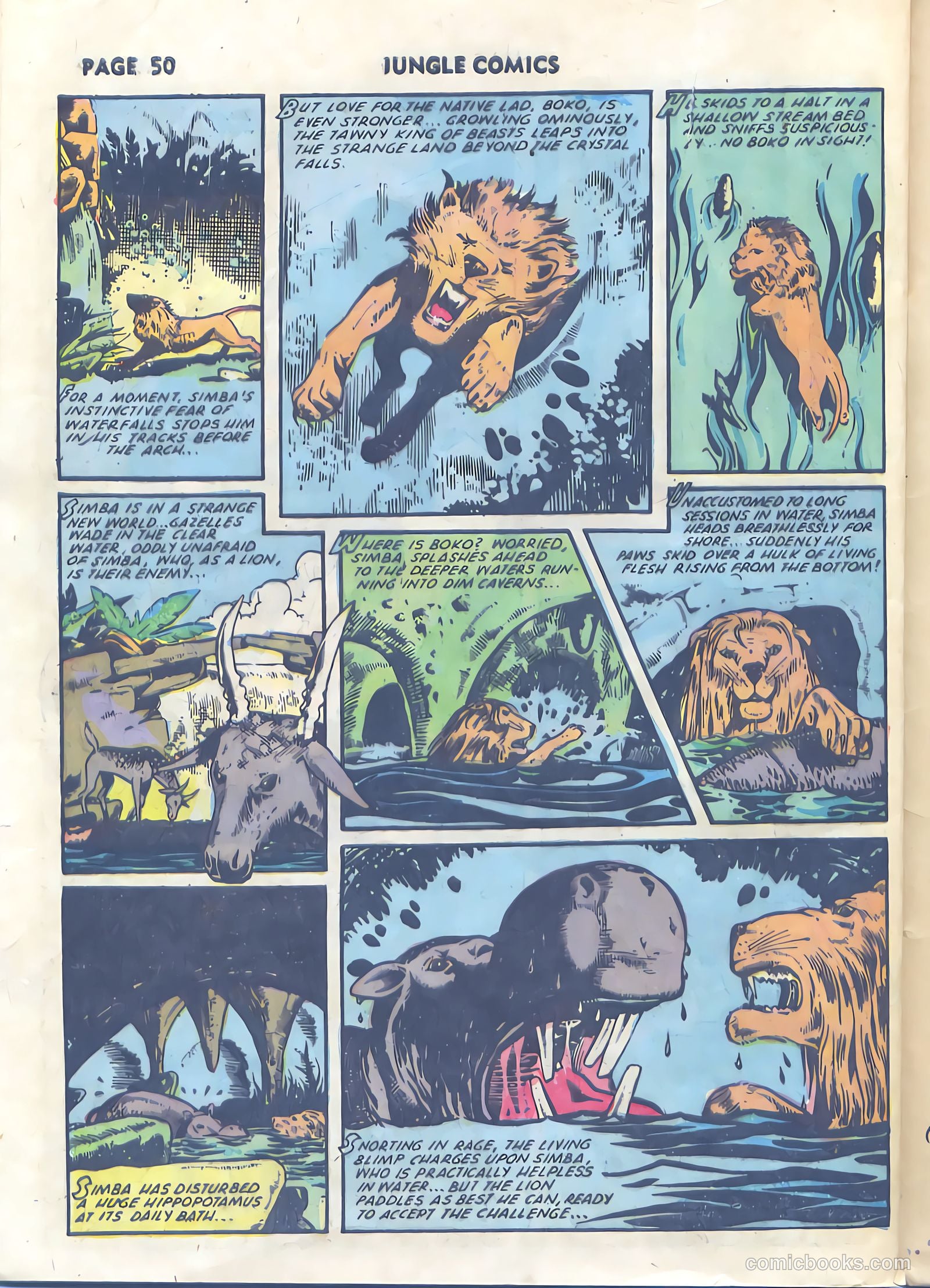 Jungle Comics #34 (1942) — page 52 of 68