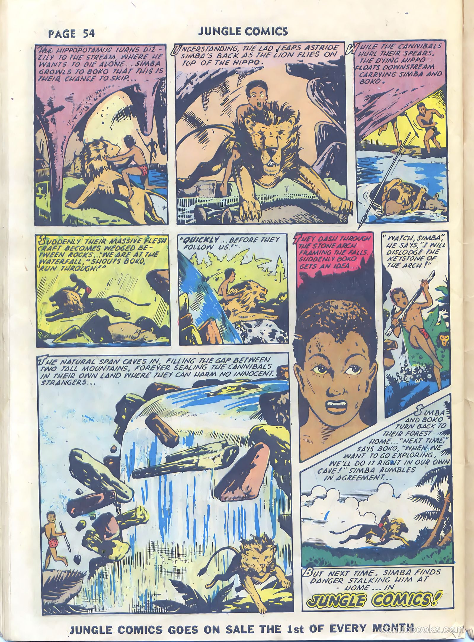 Jungle Comics #34 (1942) — page 56 of 68